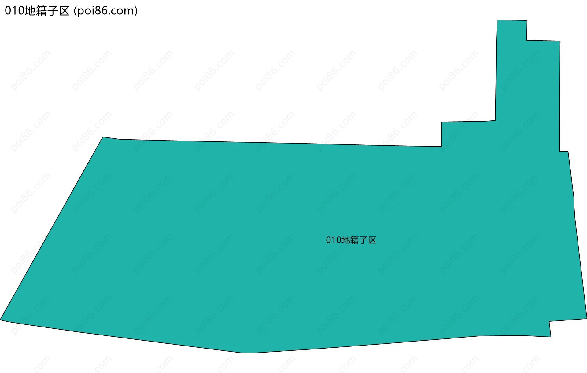 010地籍子区边界地图