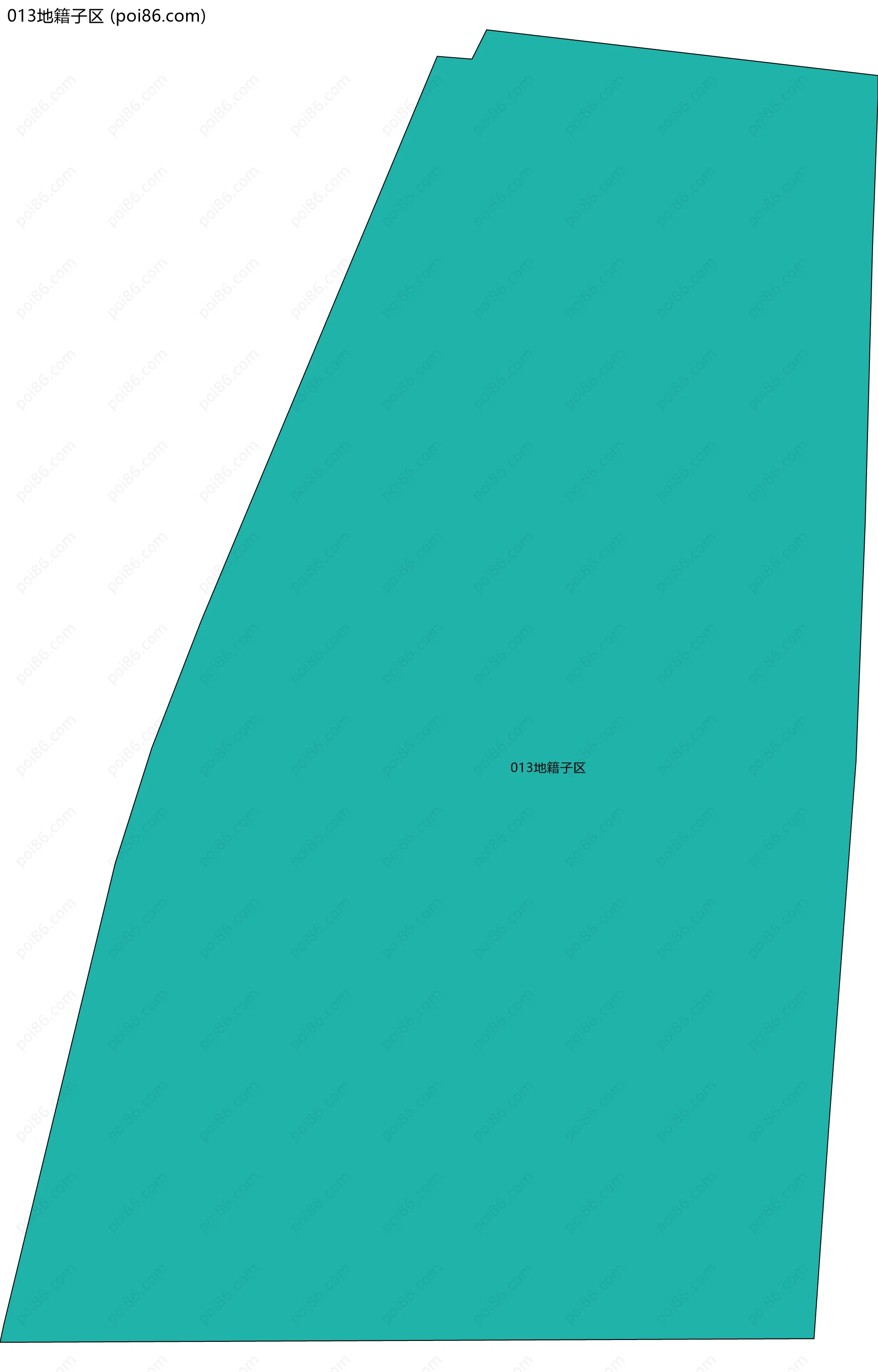 013地籍子区边界地图