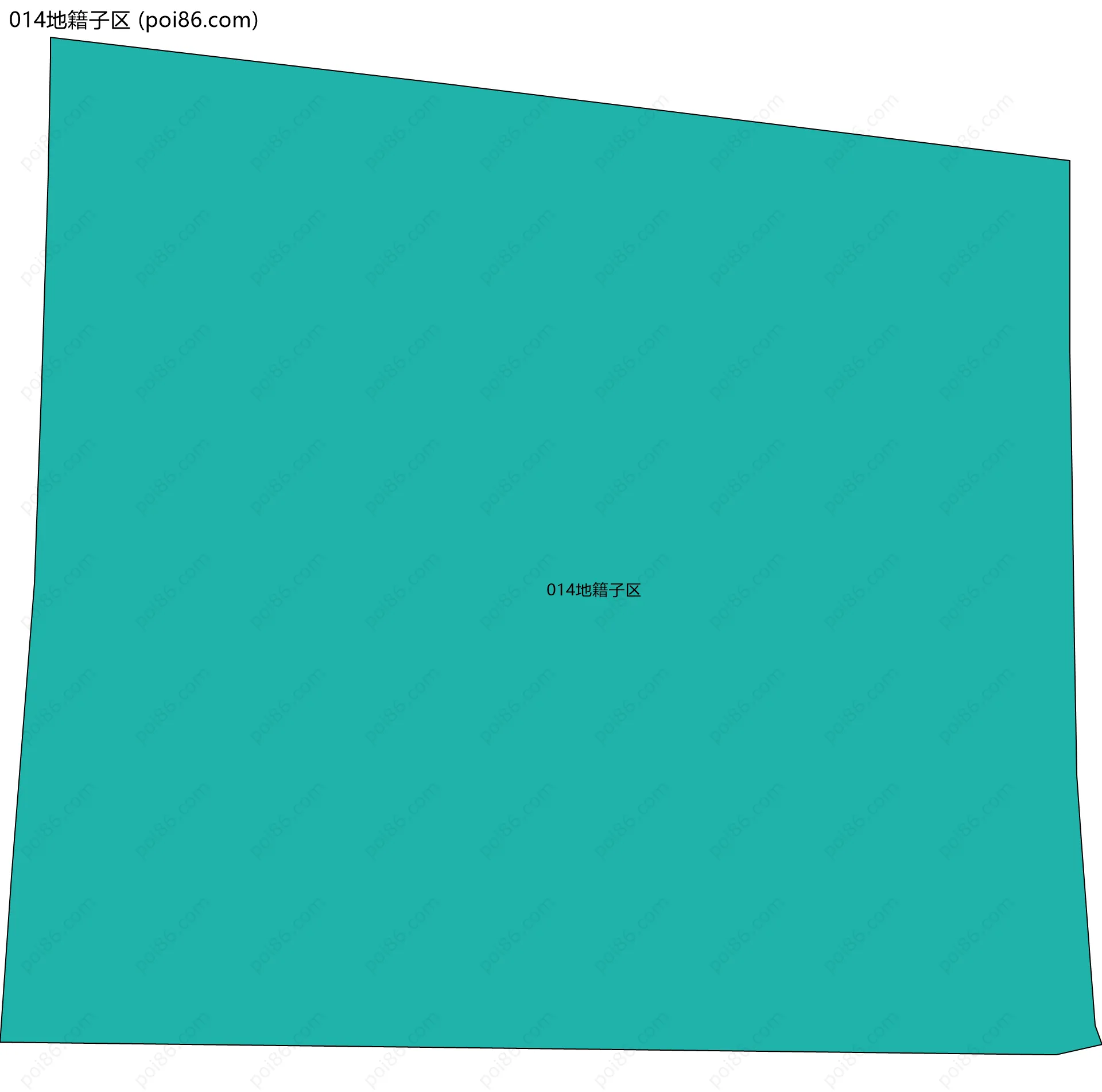 014地籍子区边界地图
