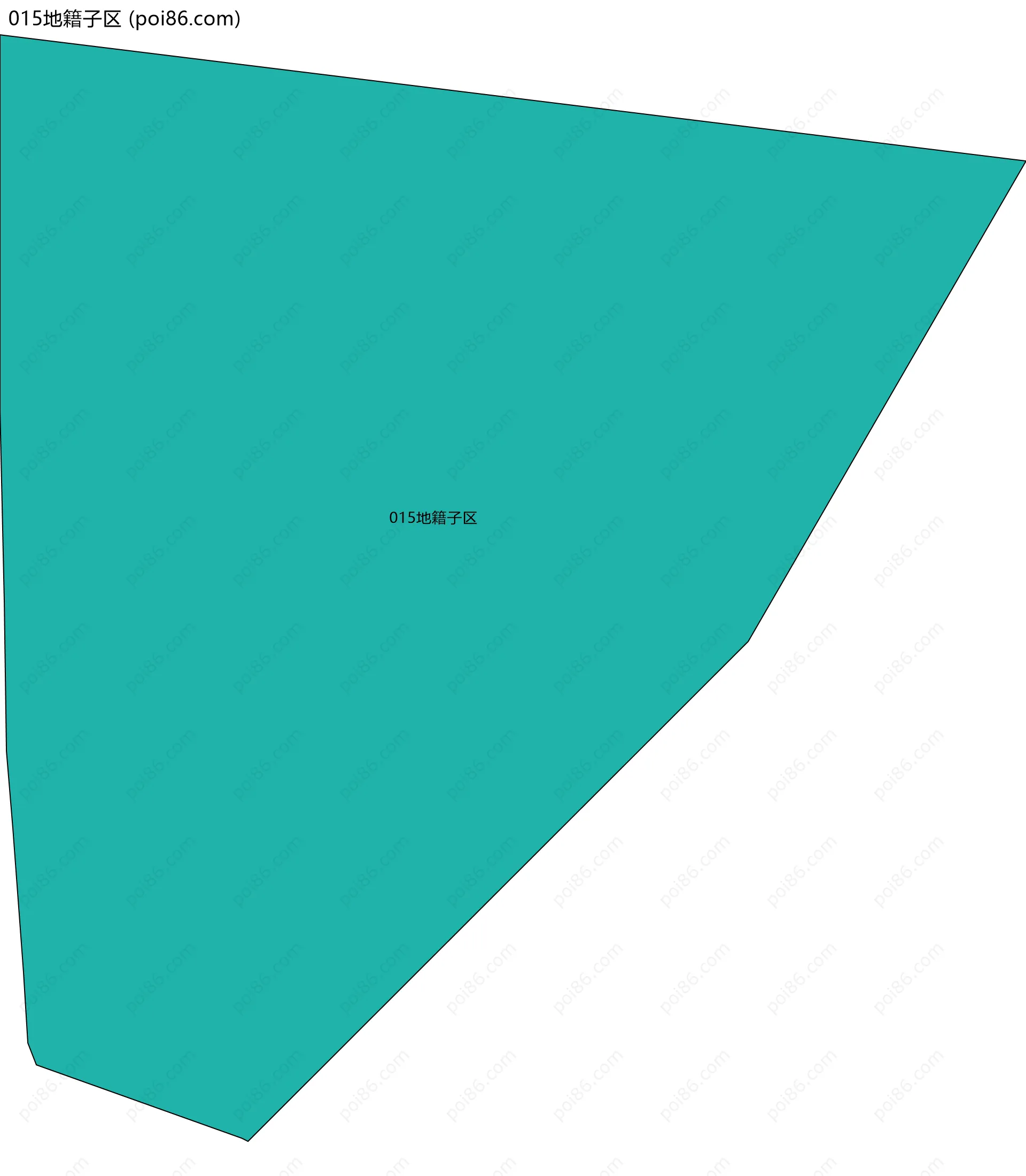 015地籍子区边界地图