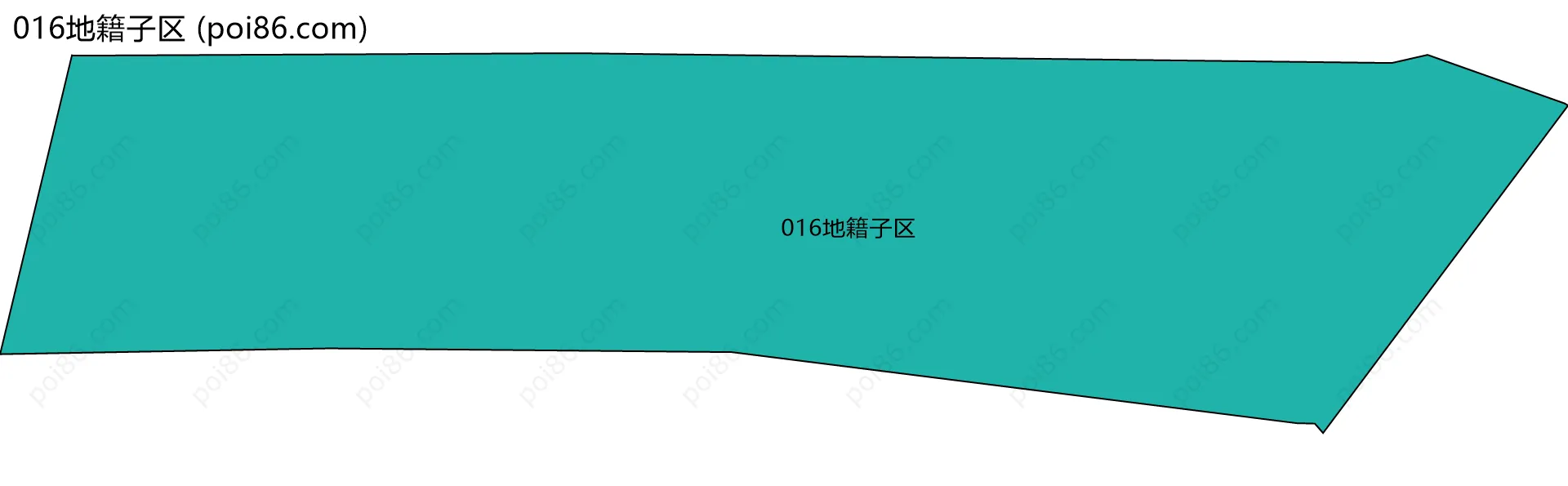 016地籍子区边界地图