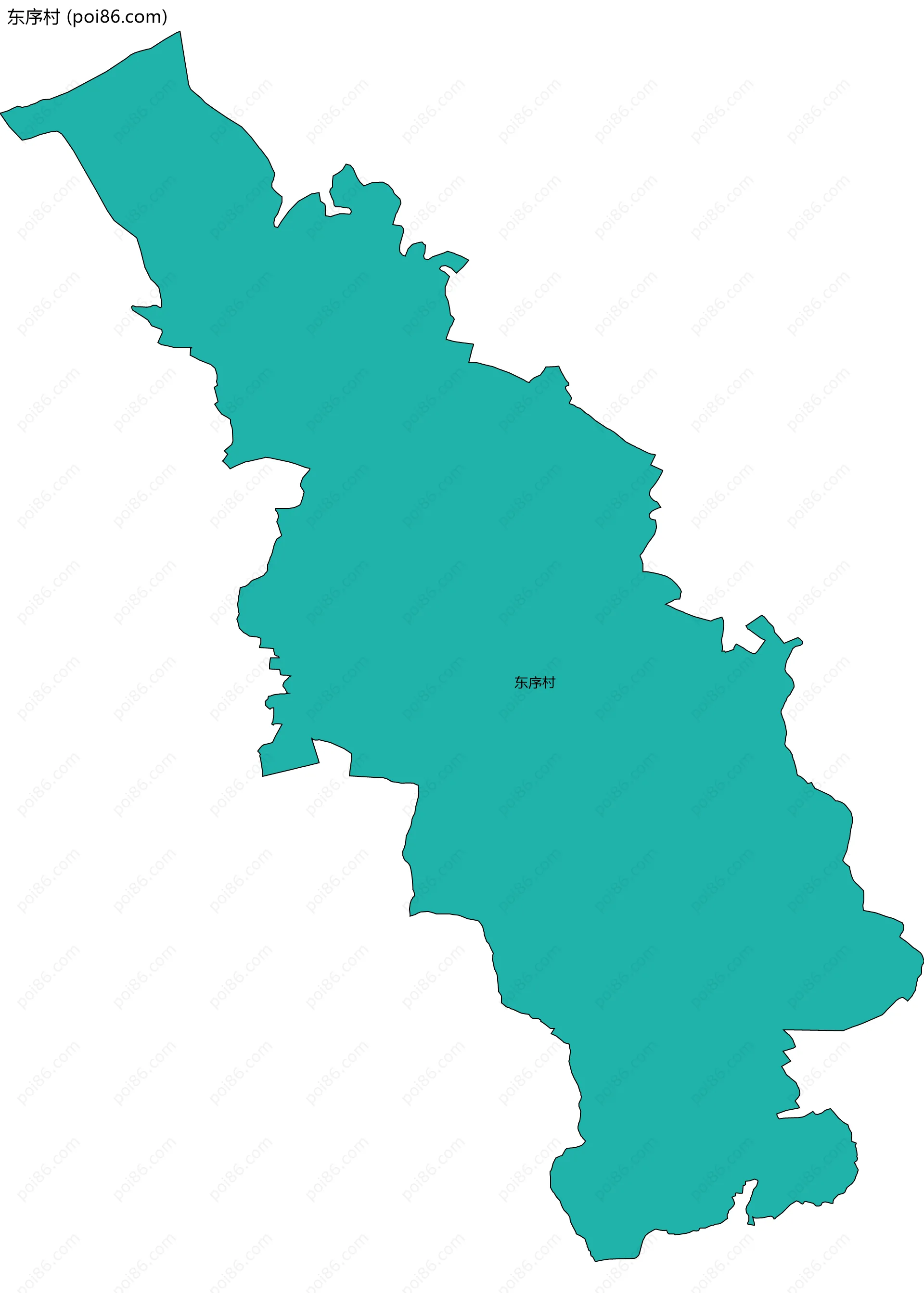 东序村边界地图