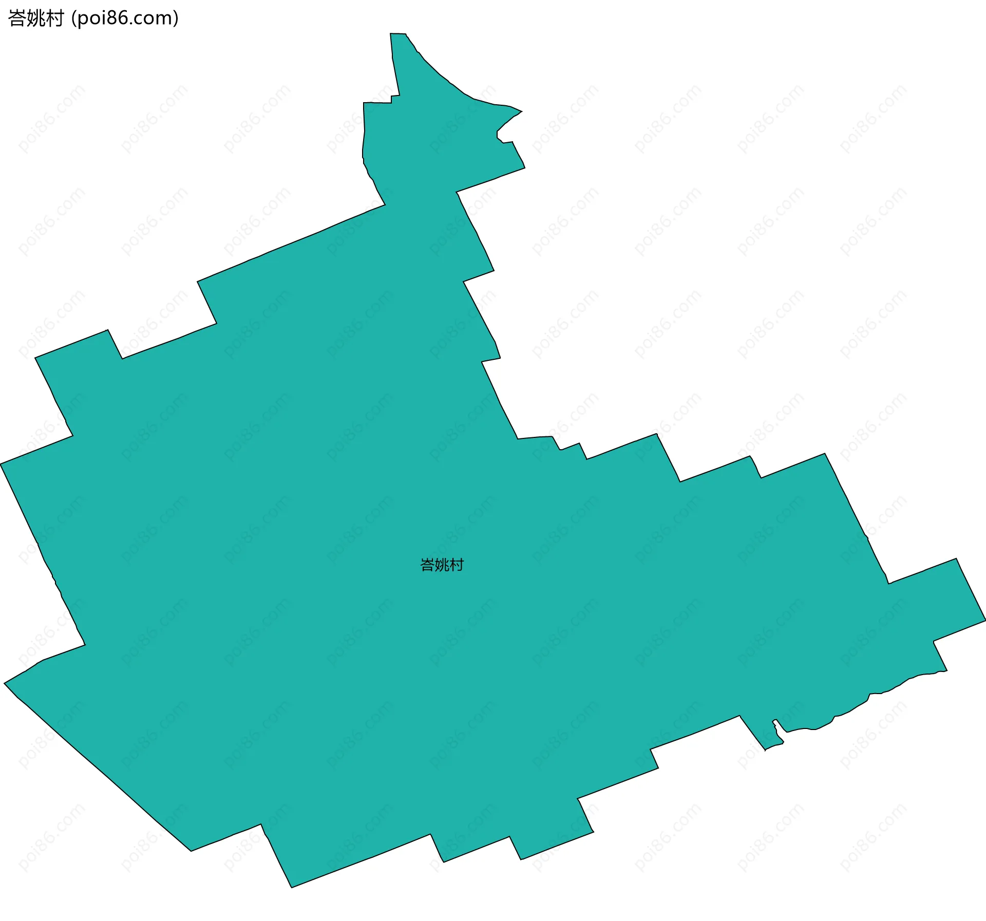 峇姚村边界地图