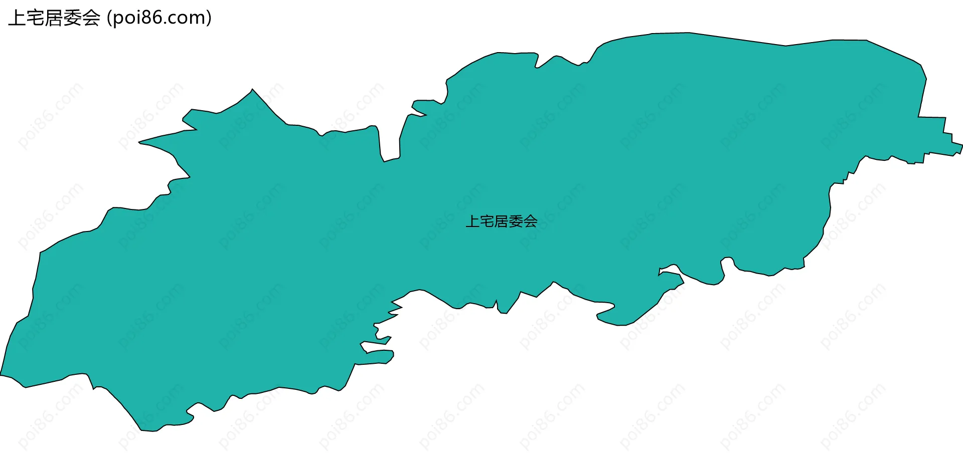 上宅居委会边界地图