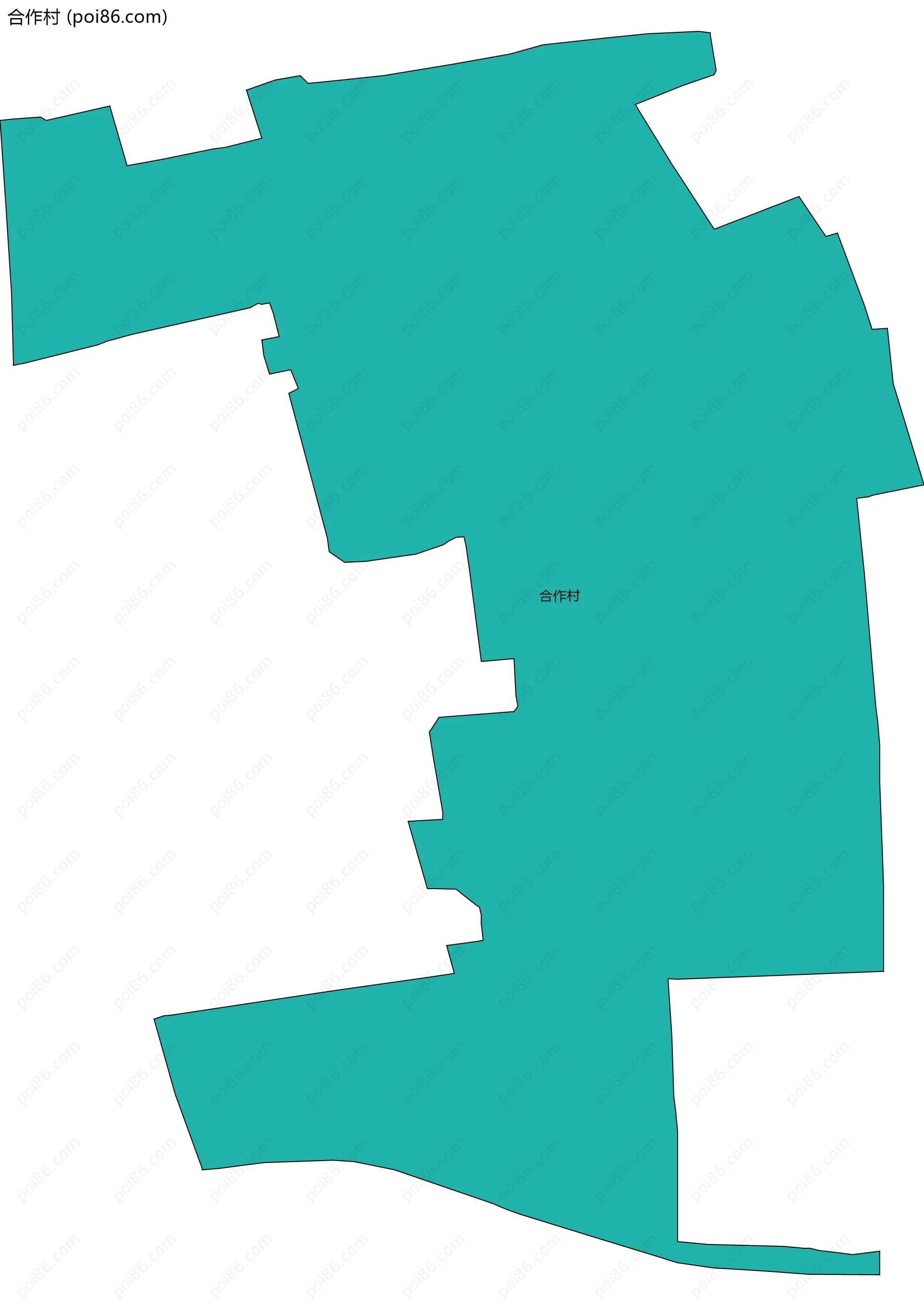 合作村边界地图