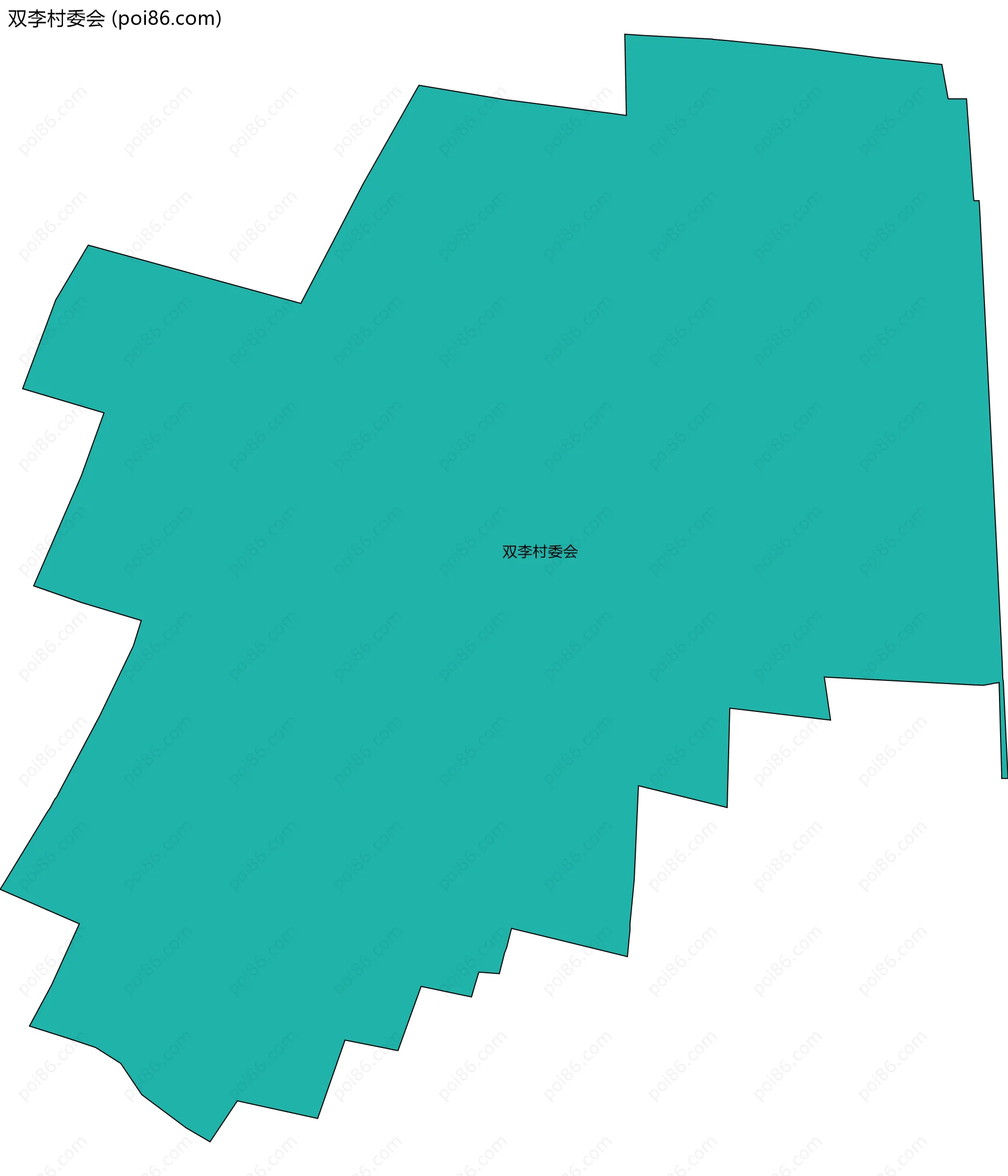 双李村委会边界地图