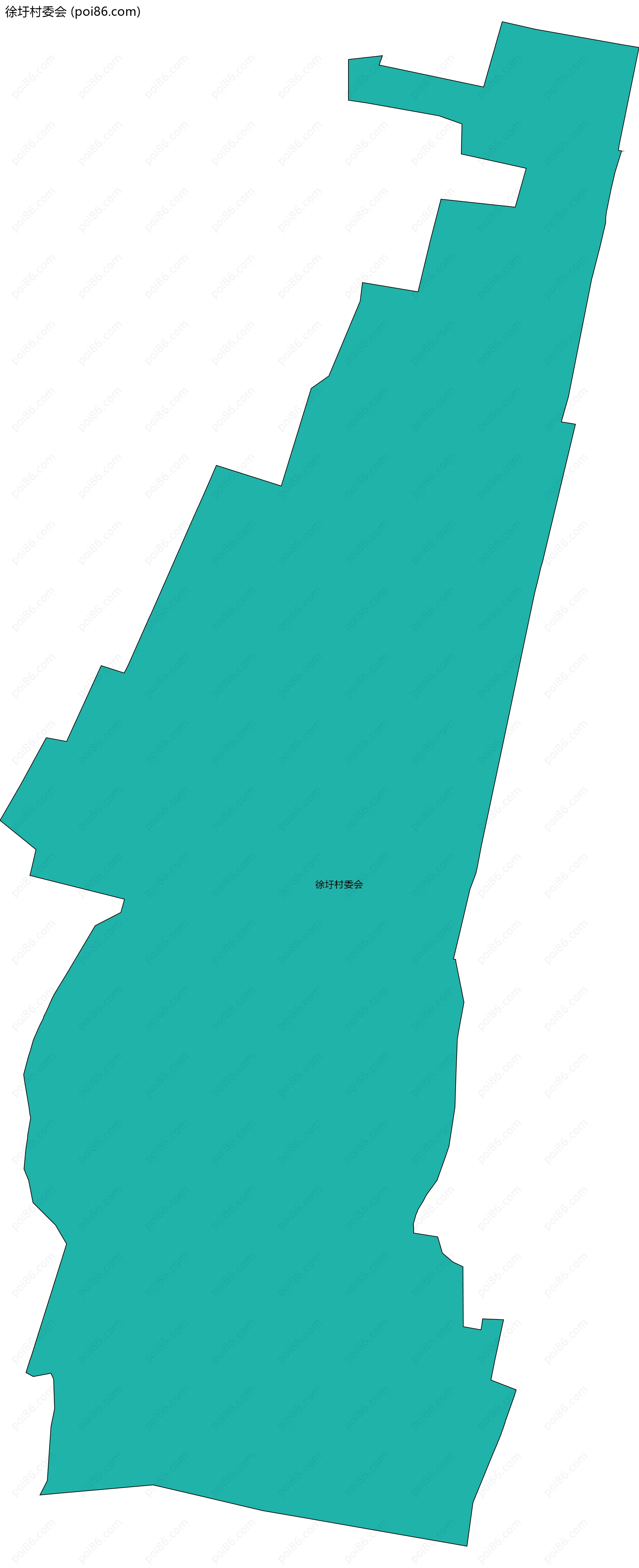 徐圩村委会边界地图