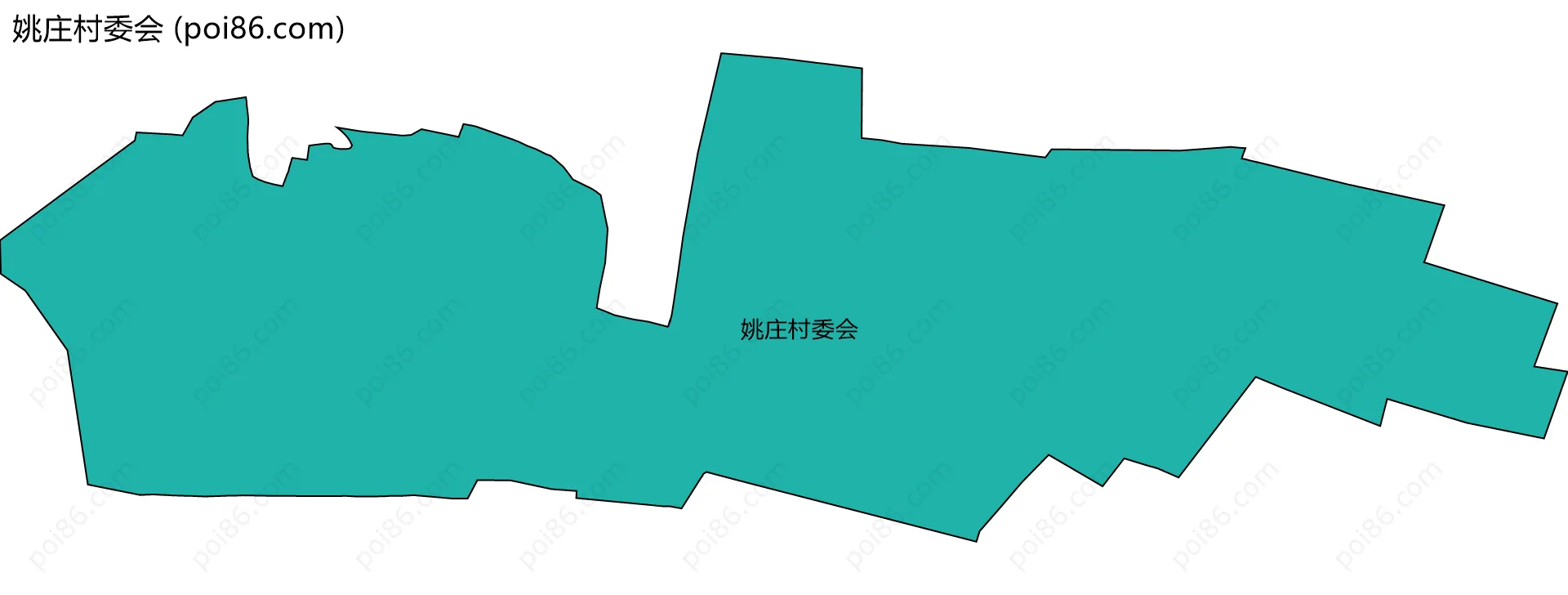 姚庄村委会边界地图