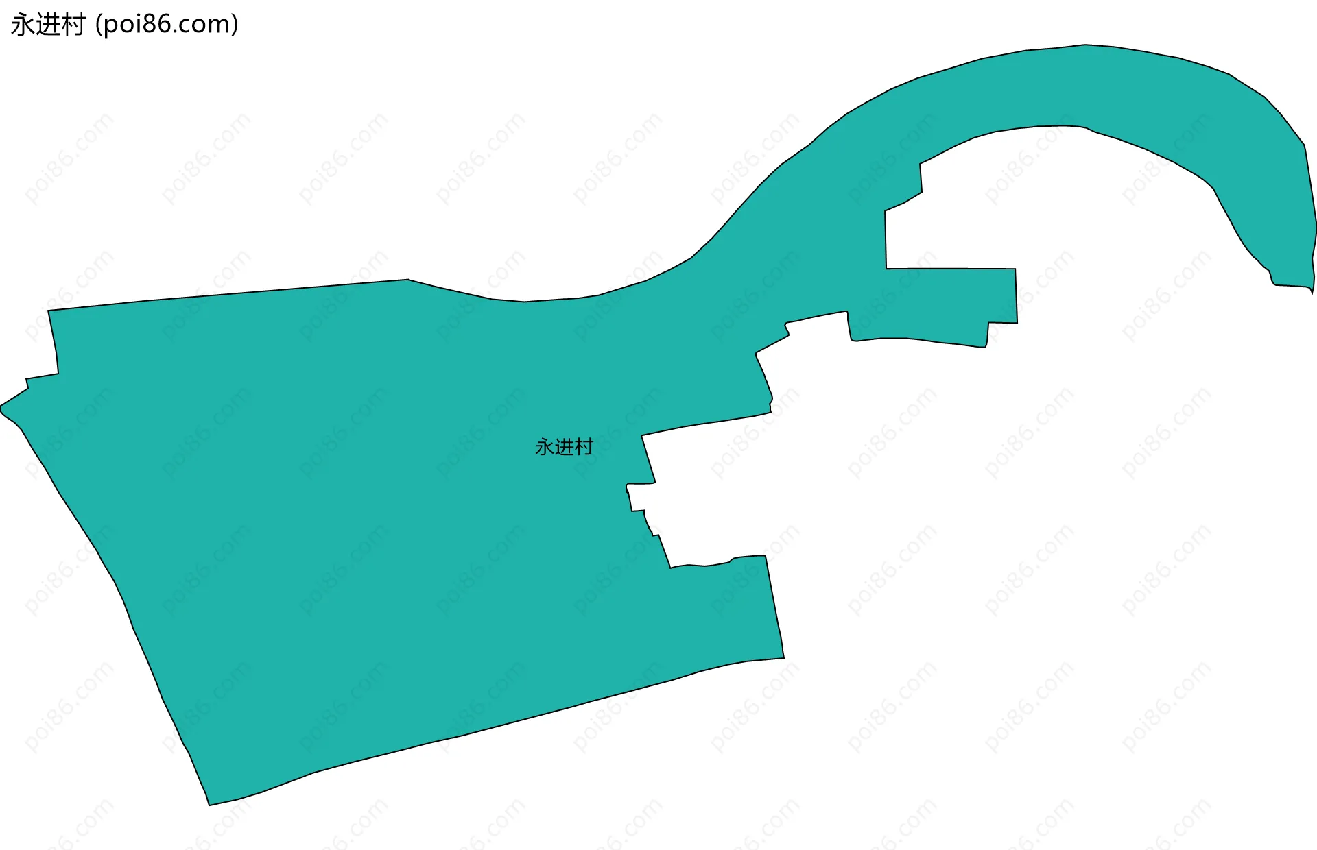 永进村边界地图
