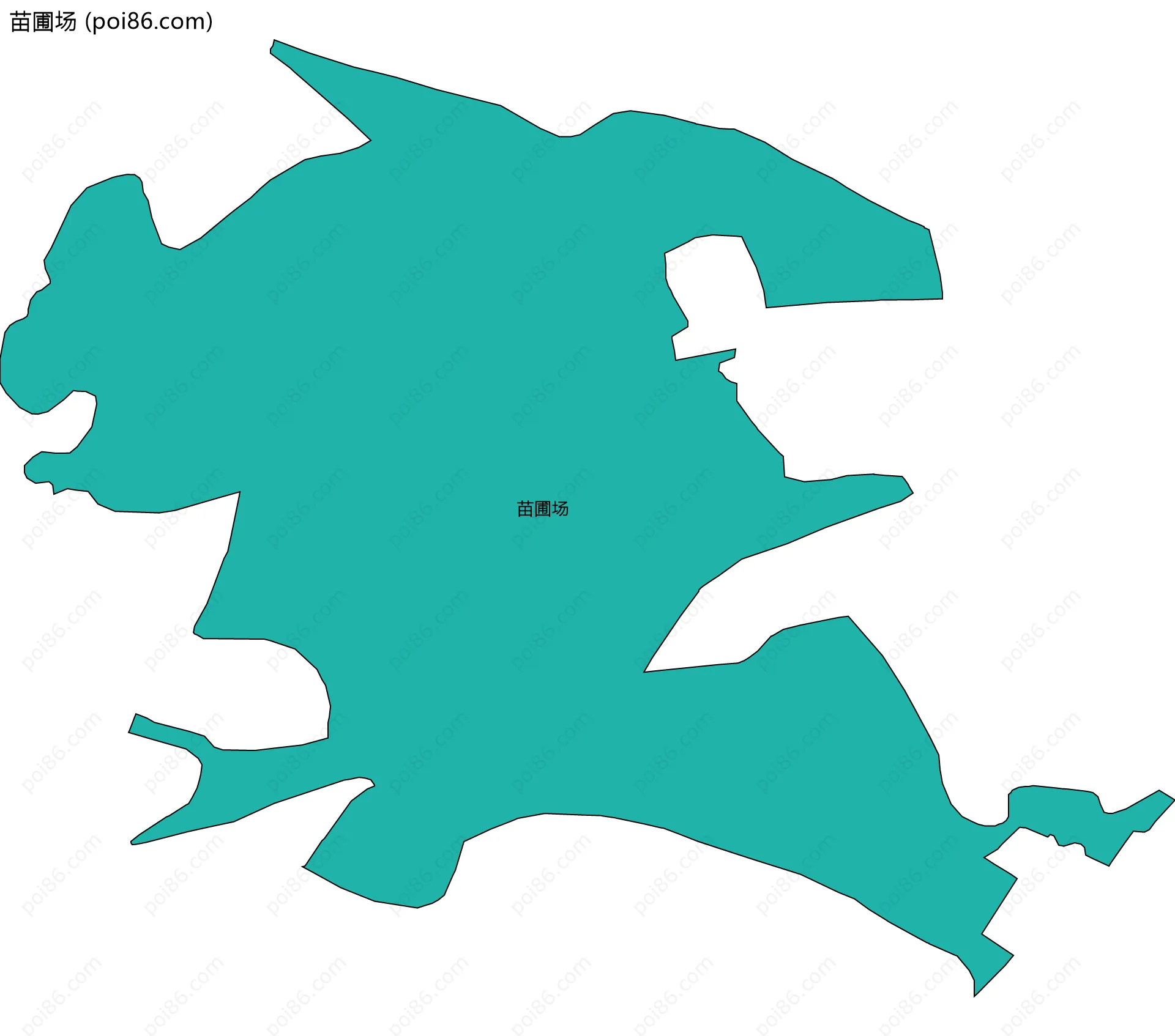 苗圃场边界地图