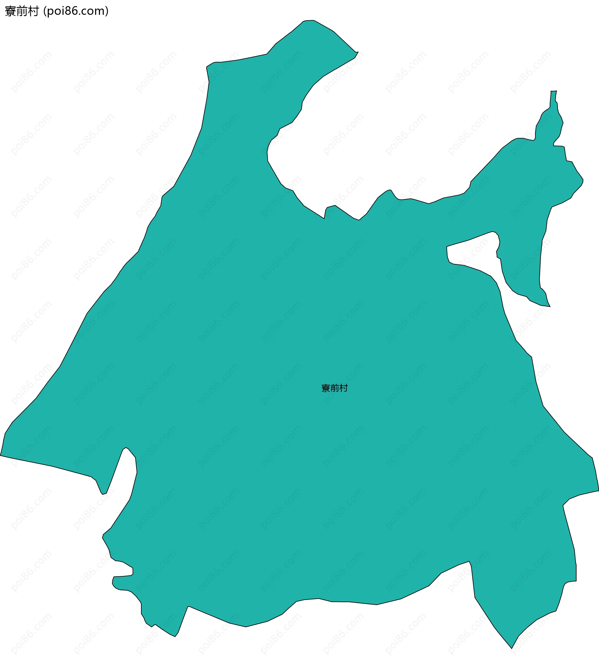 寮前村边界地图