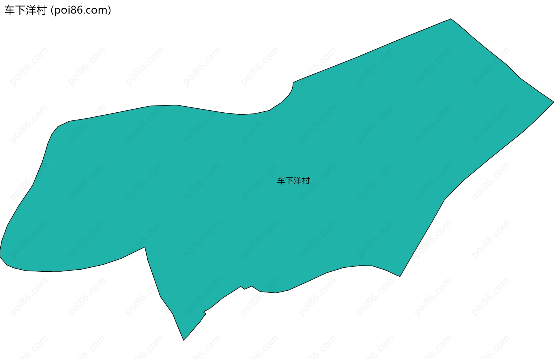 车下洋村边界地图