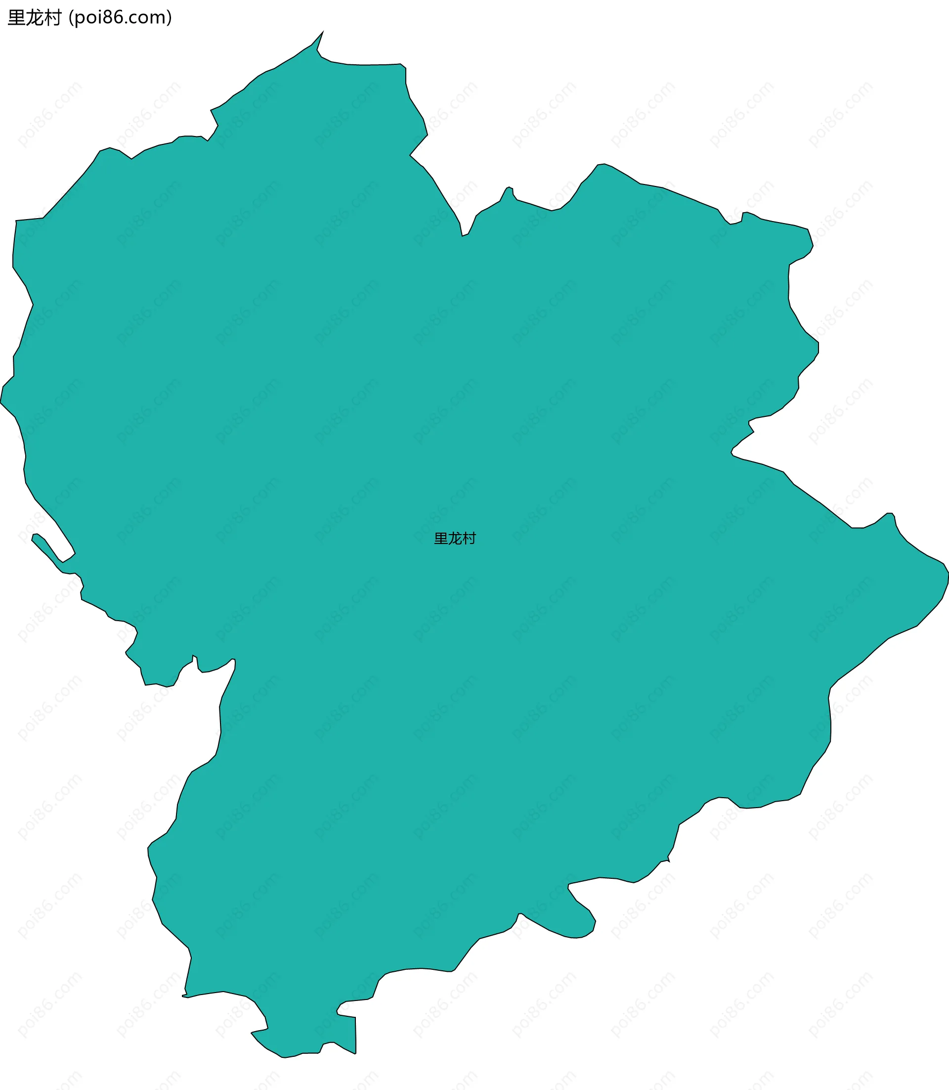 里龙村边界地图