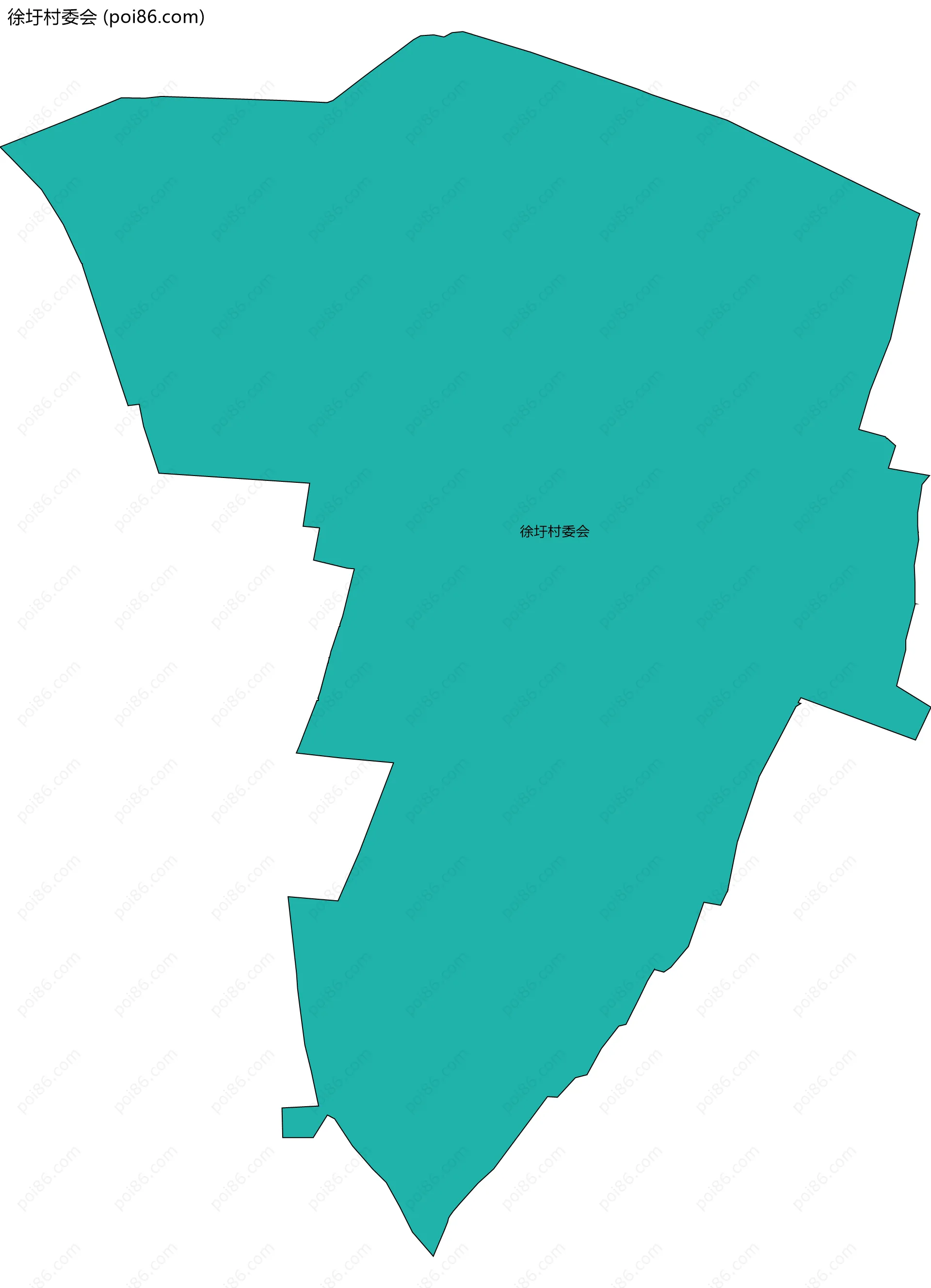 徐圩村委会边界地图
