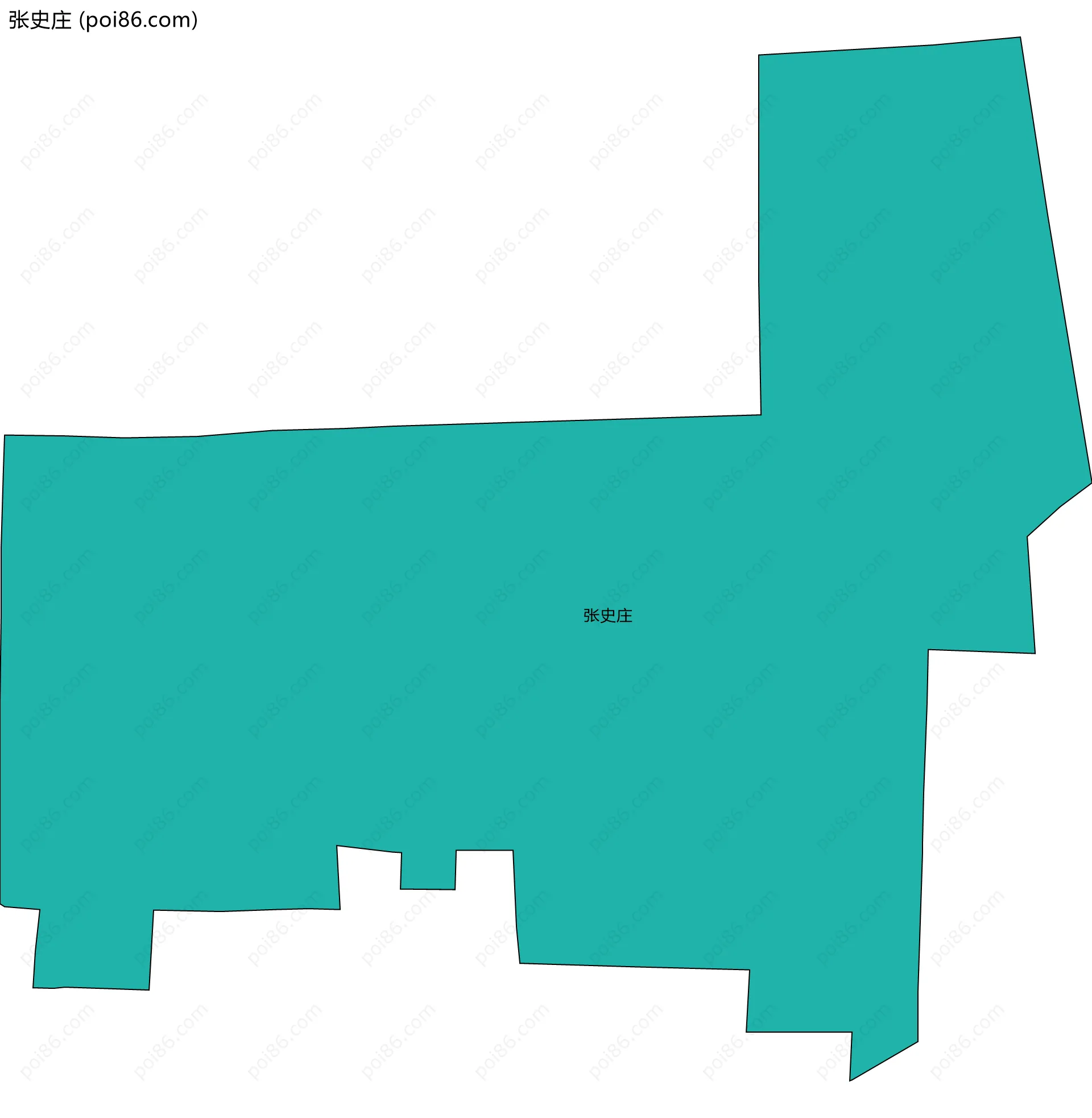 张史庄边界地图
