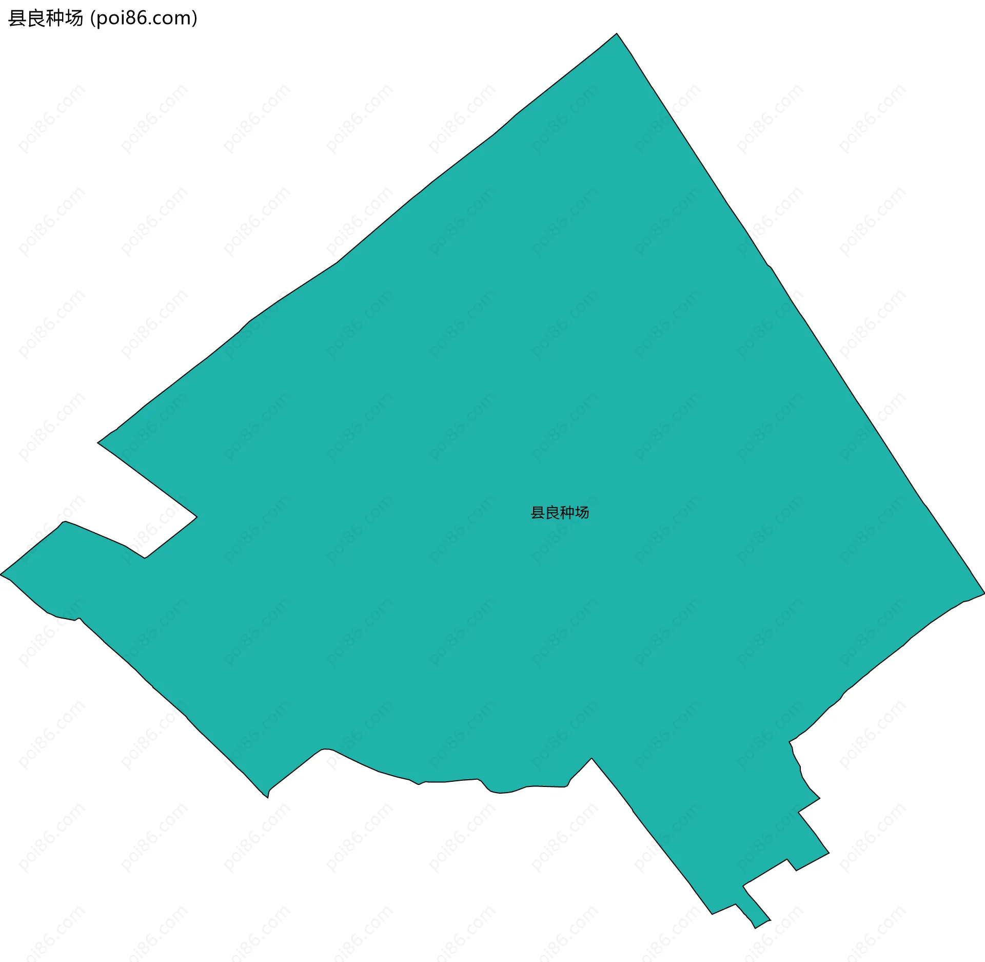 县良种场边界地图