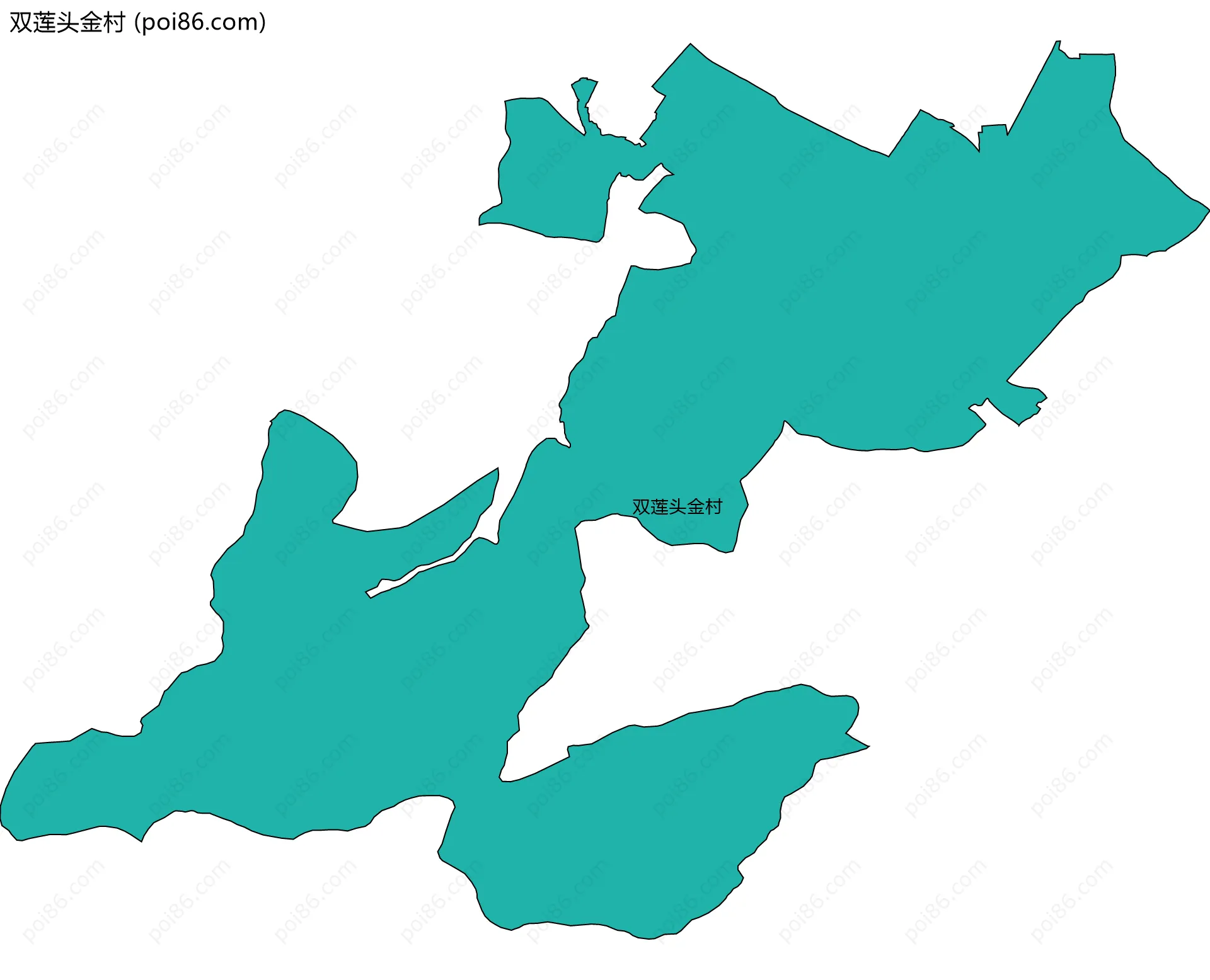 双莲头金村边界地图