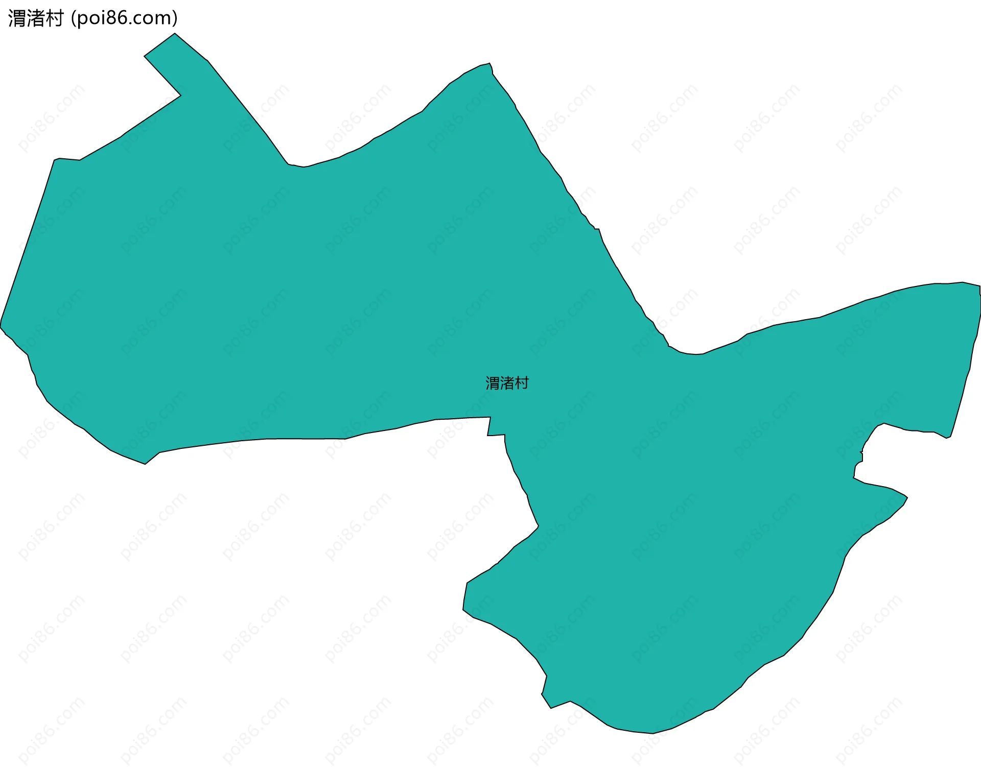 渭渚村边界地图