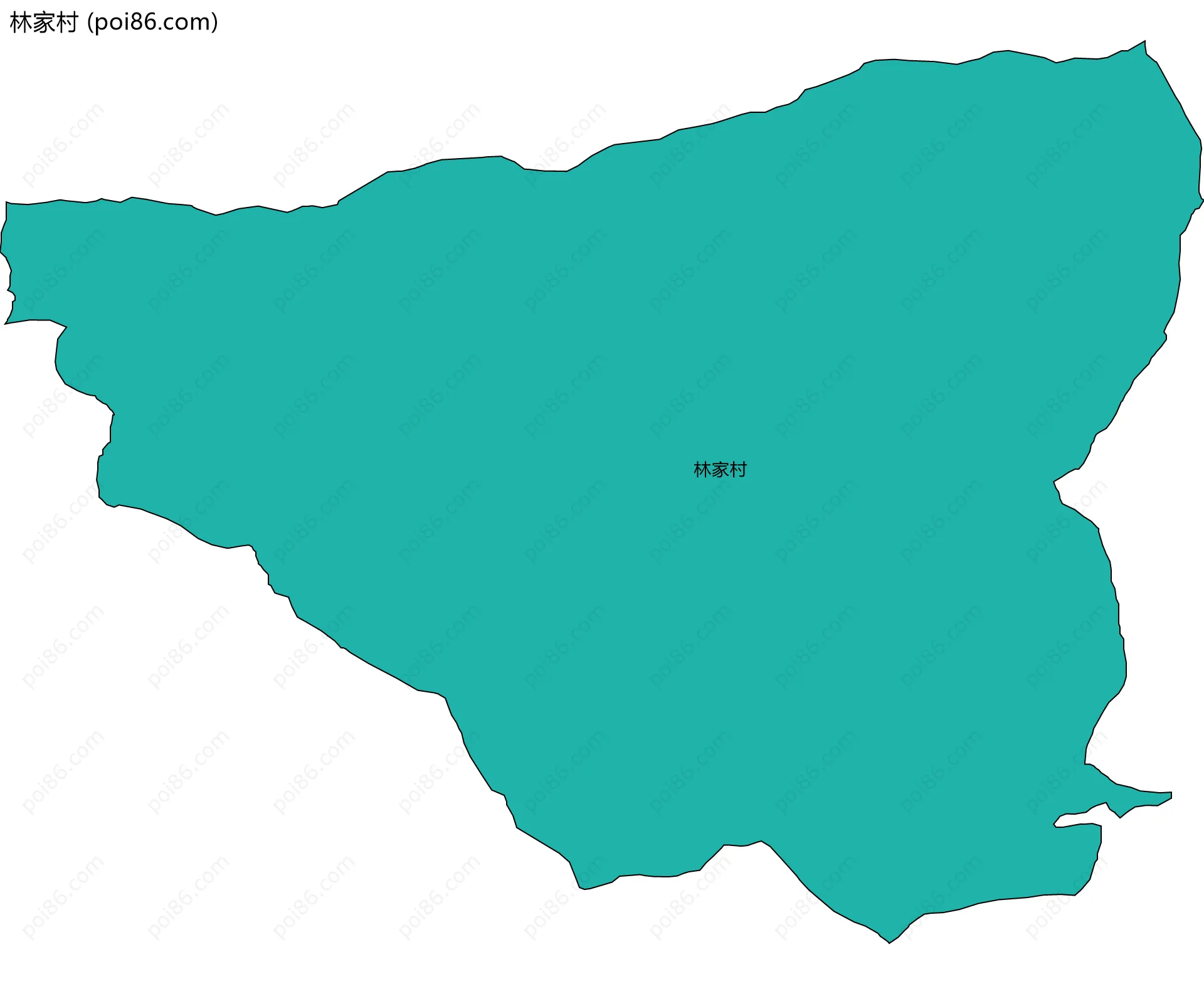 林家村边界地图