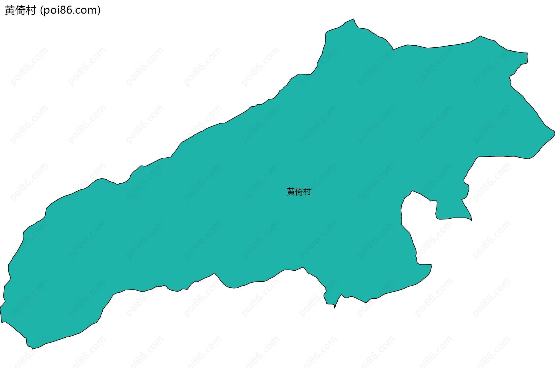 黄倚村边界地图