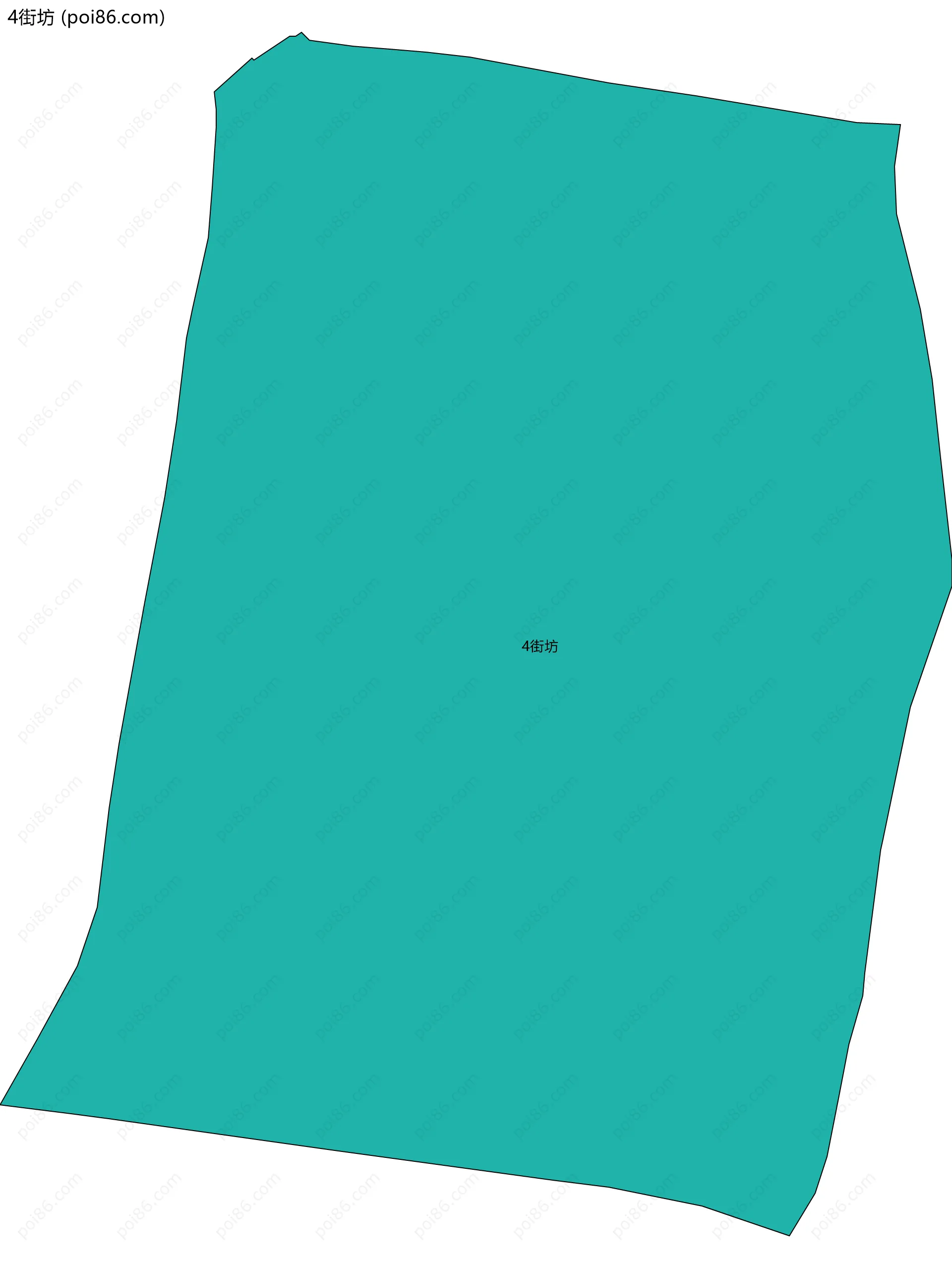 4街坊边界地图