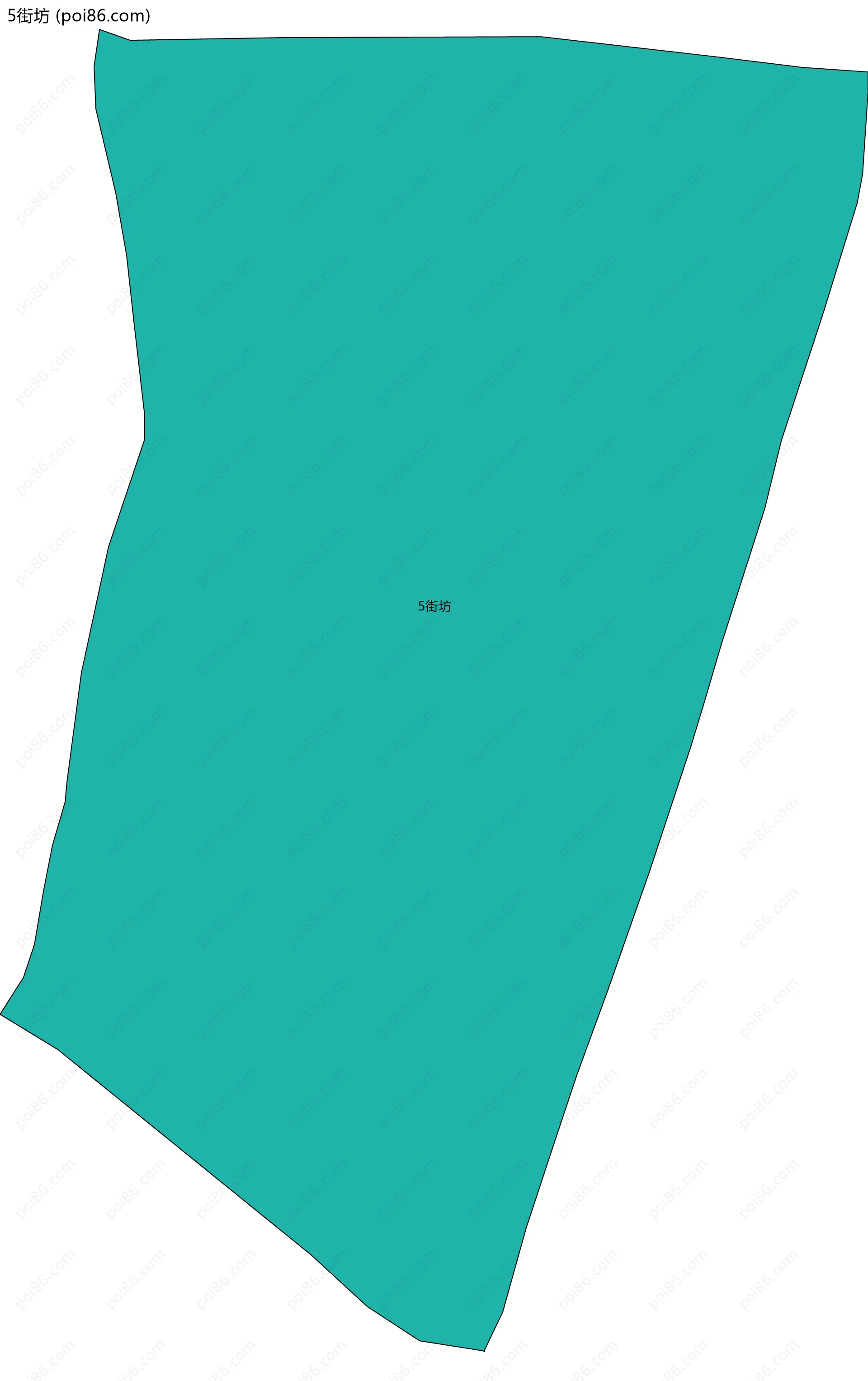 5街坊边界地图