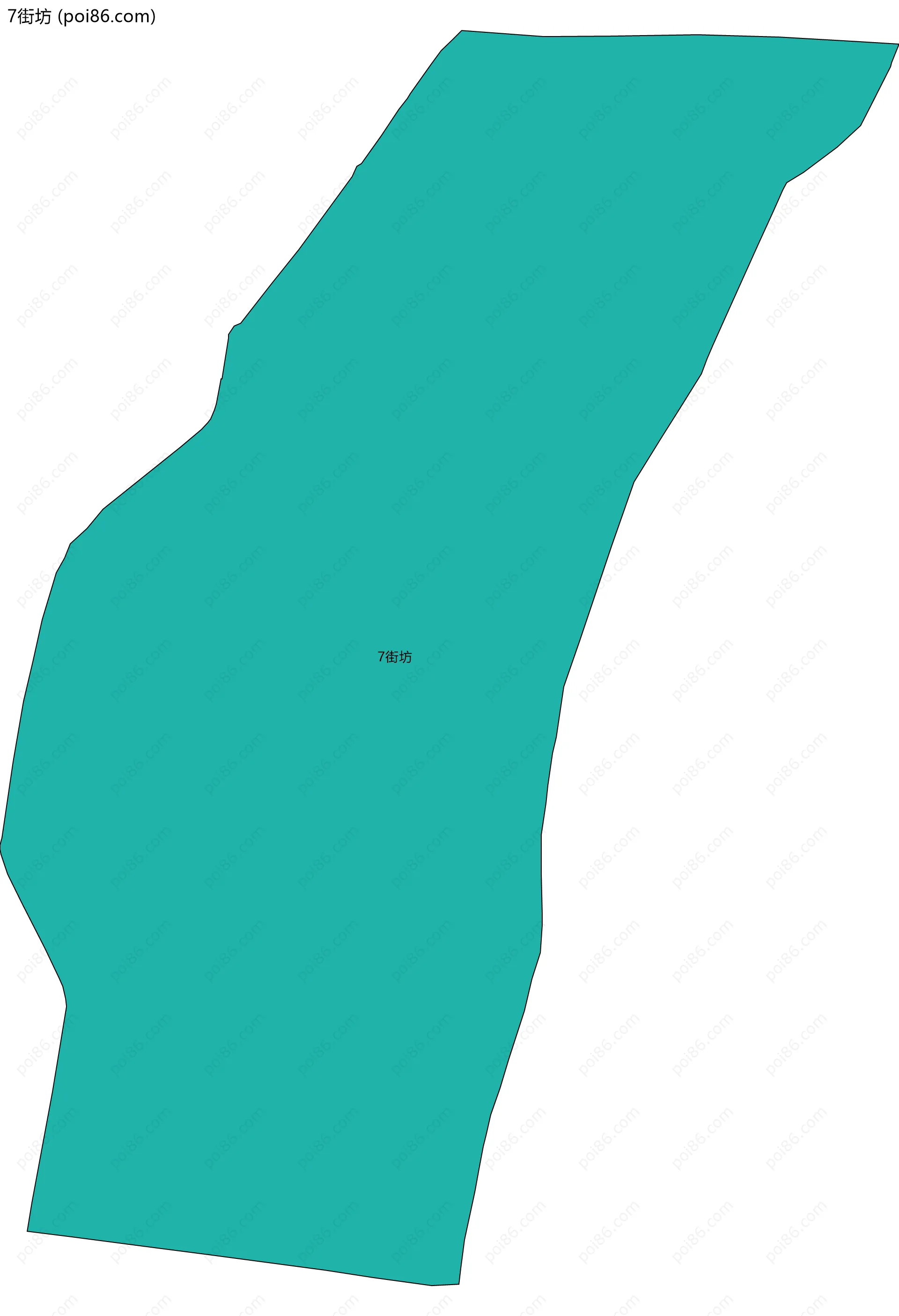 7街坊边界地图