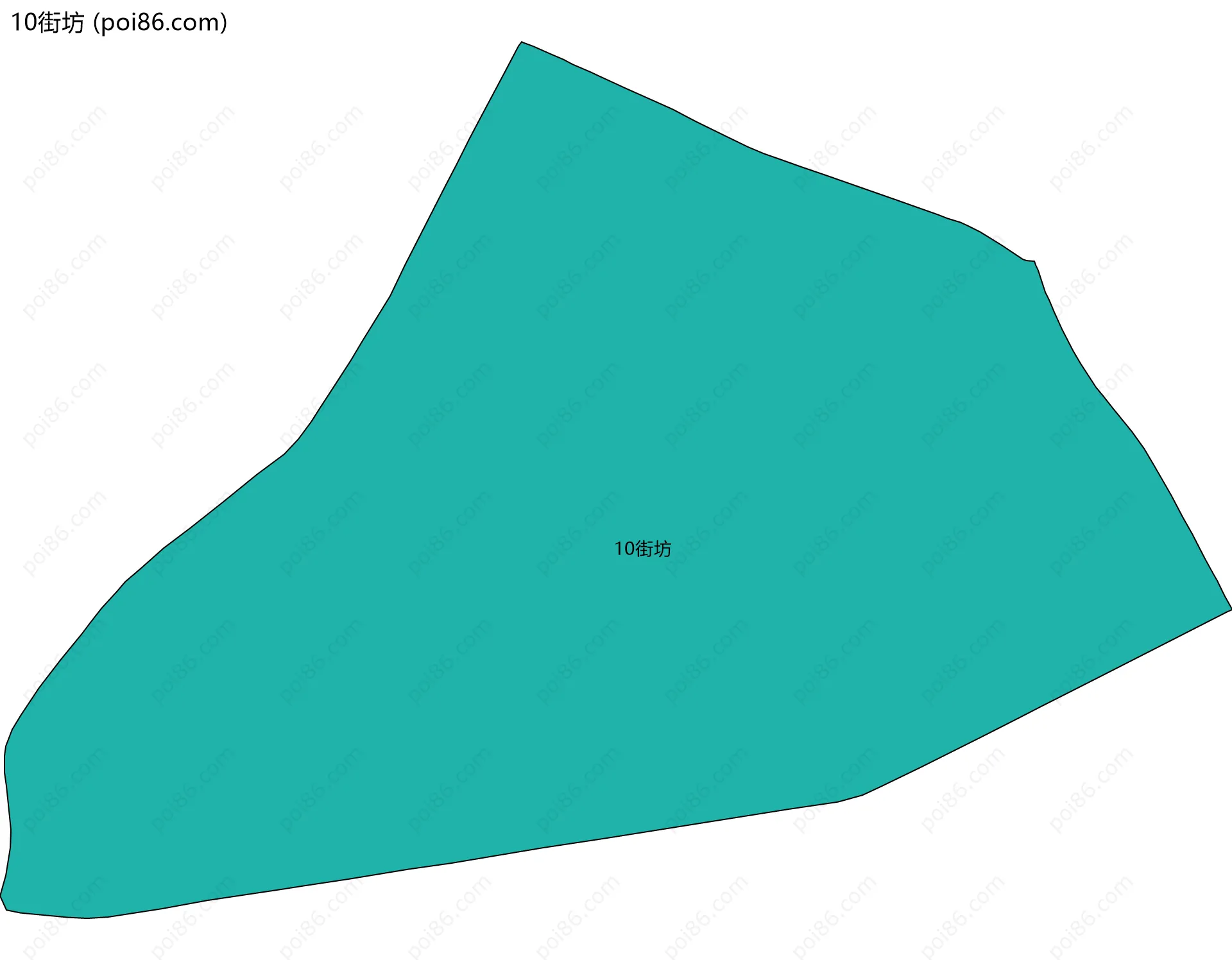 10街坊边界地图