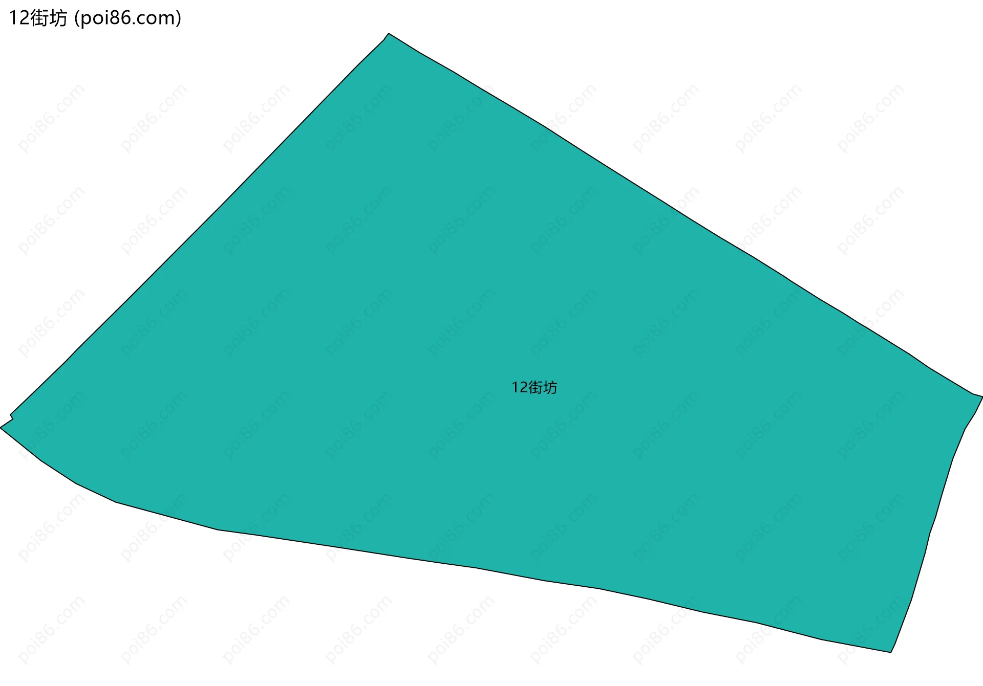 12街坊边界地图