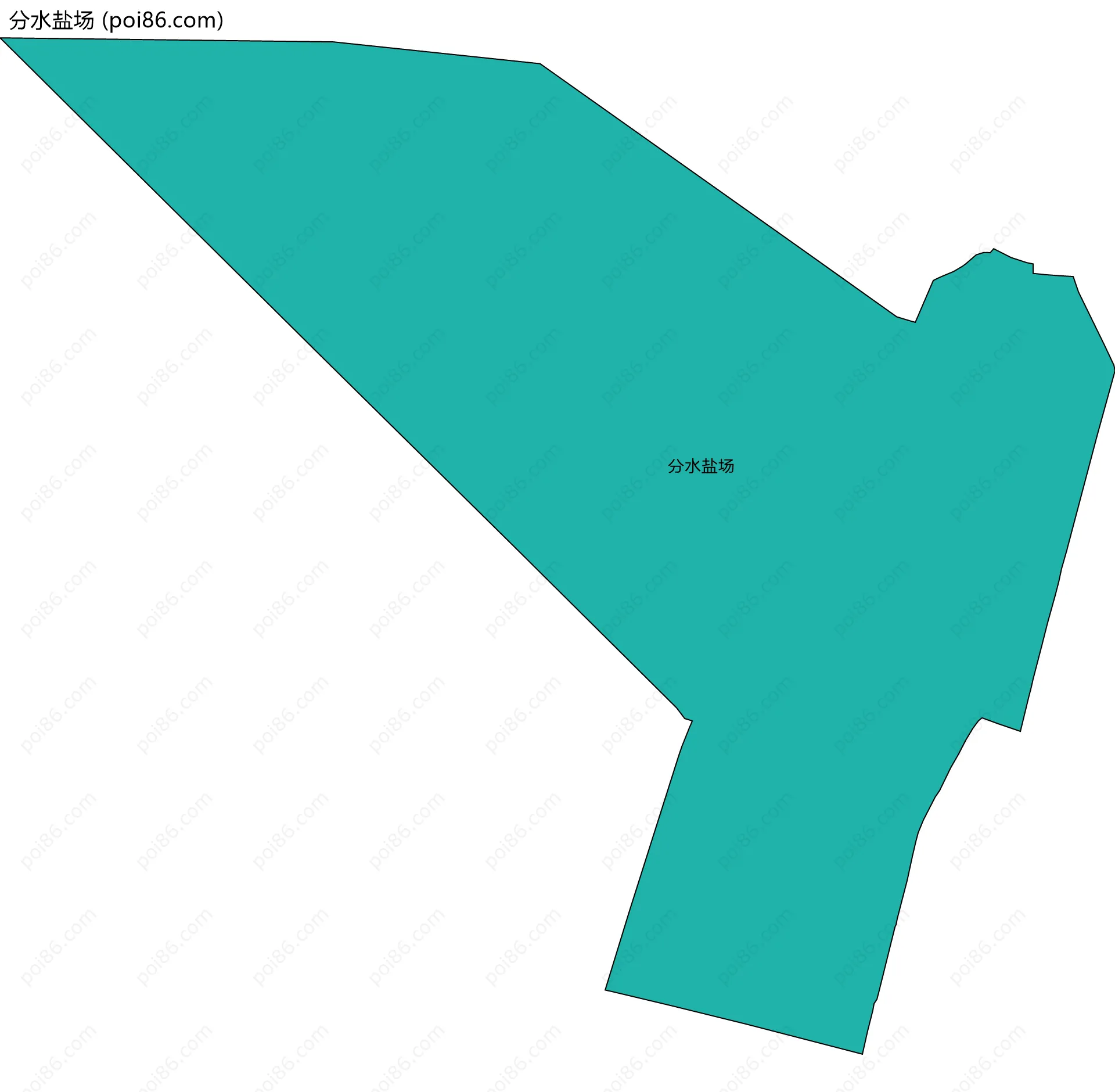 分水盐场边界地图