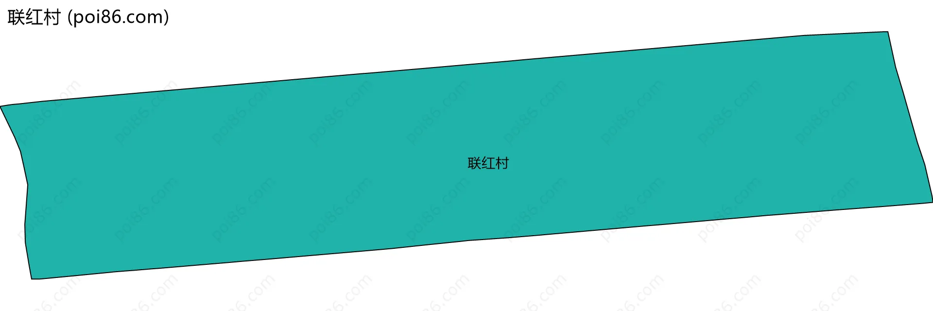 联红村边界地图