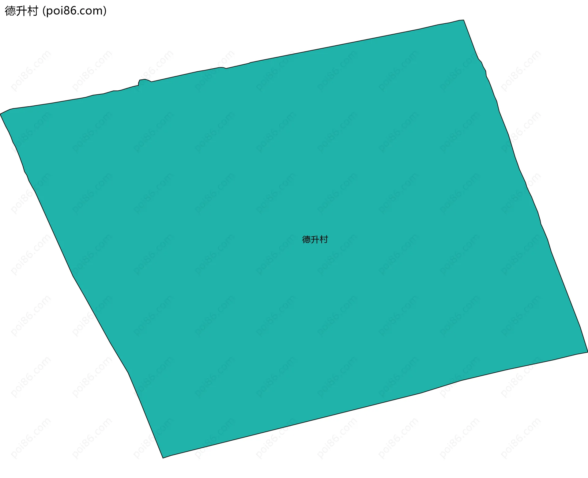 德升村边界地图