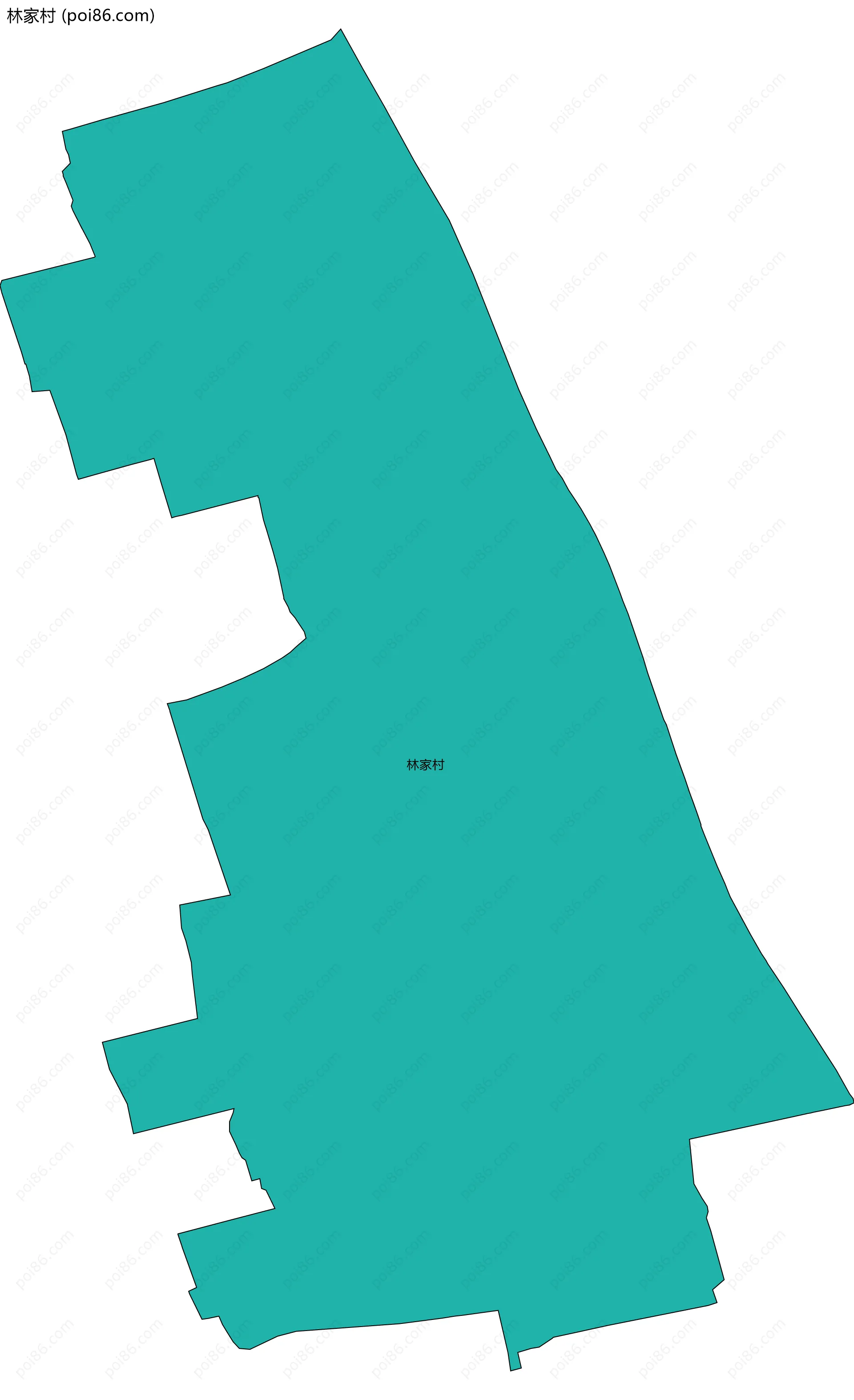 林家村边界地图