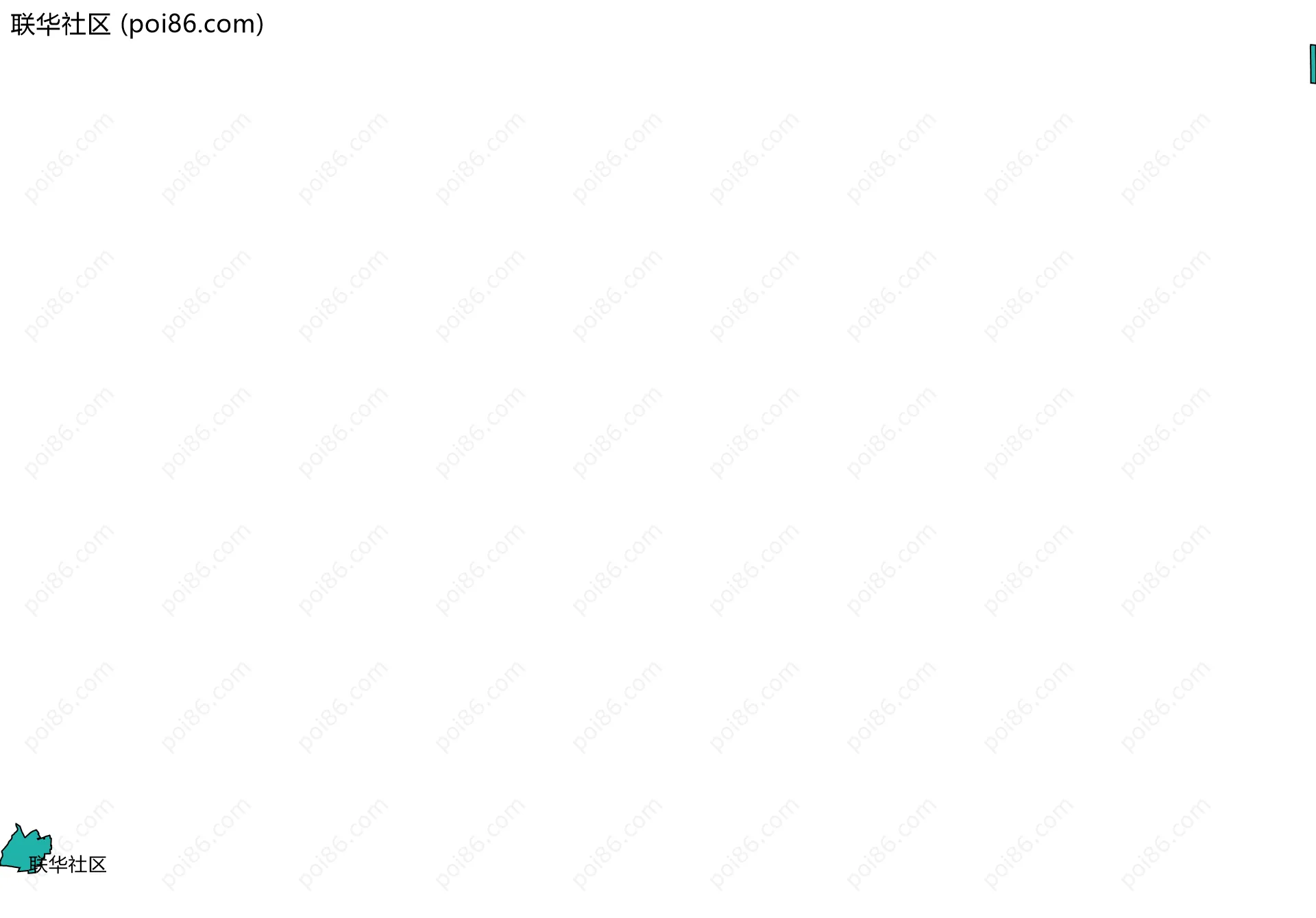 联华社区边界地图