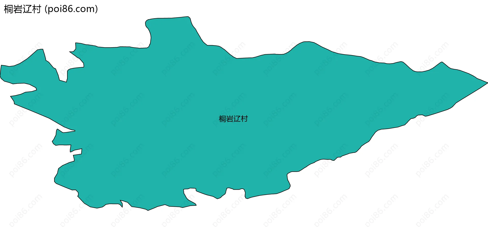 桐岩辽村边界地图