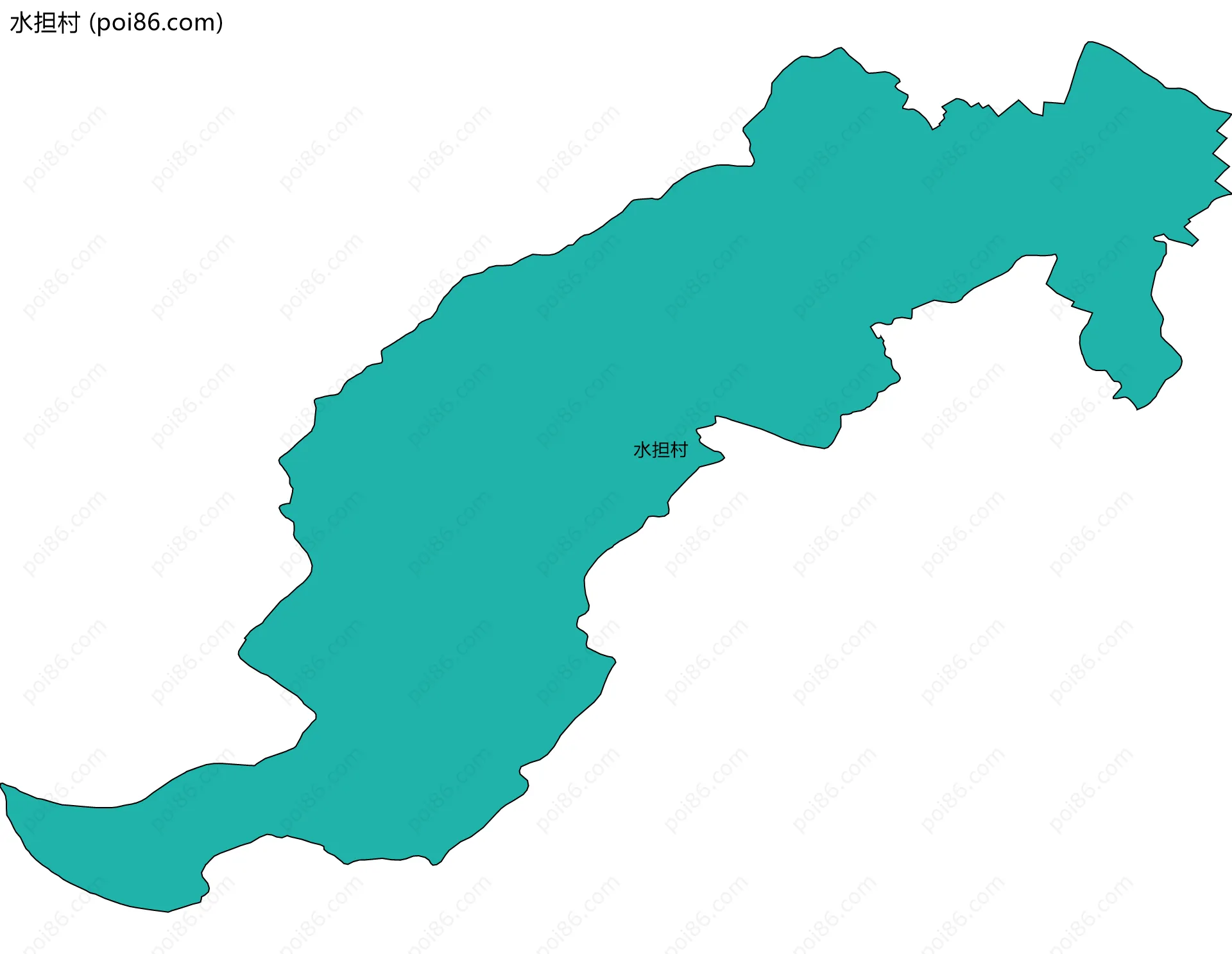 水担村边界地图