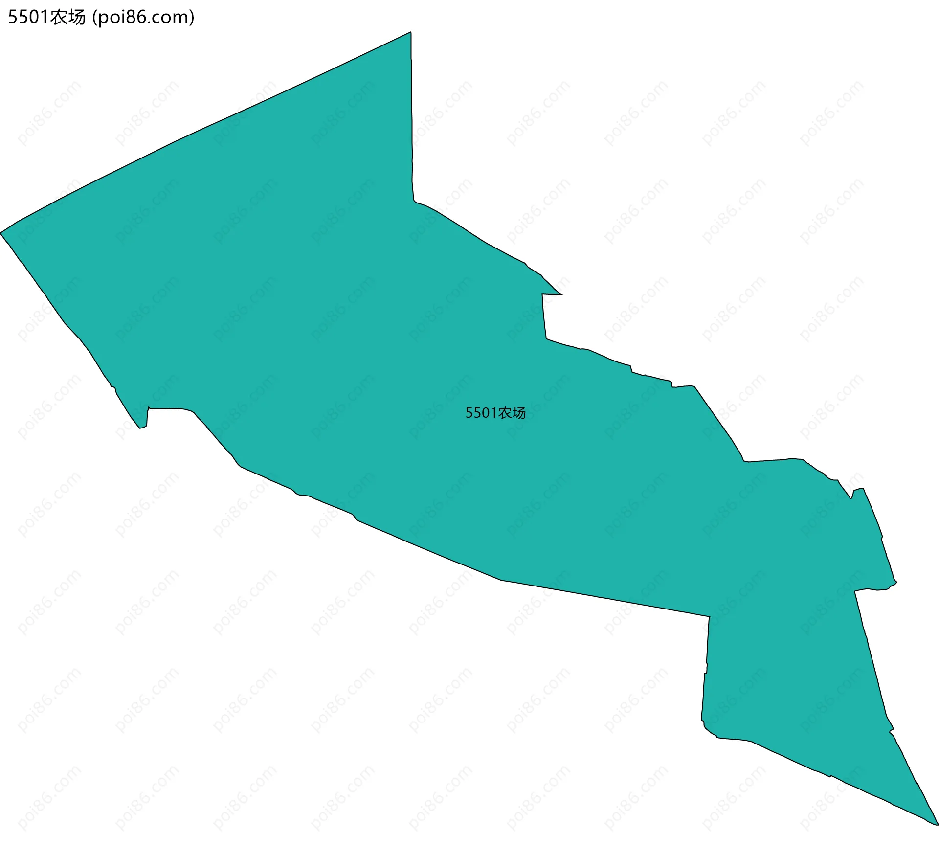 5501农场边界地图