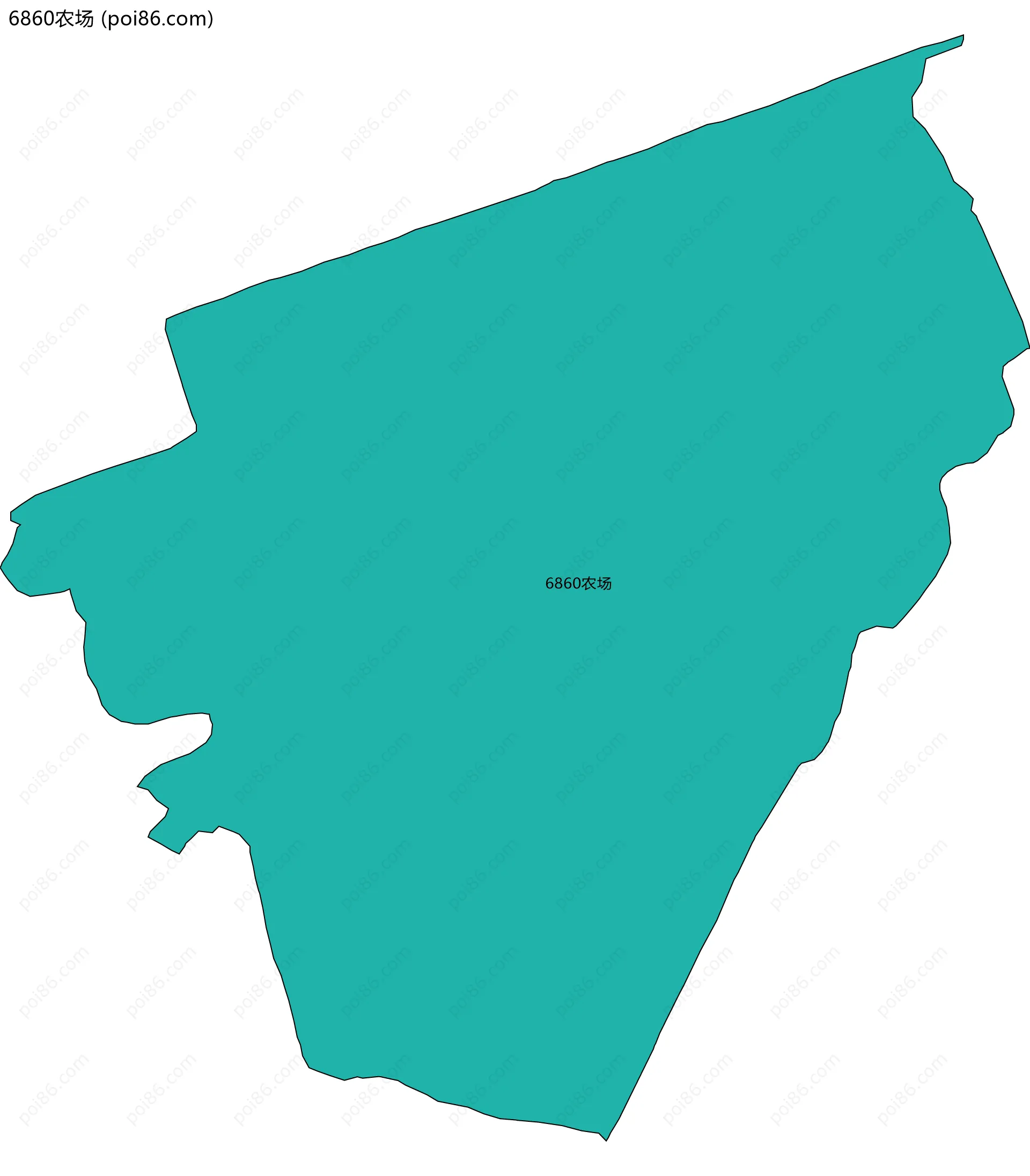 6860农场边界地图
