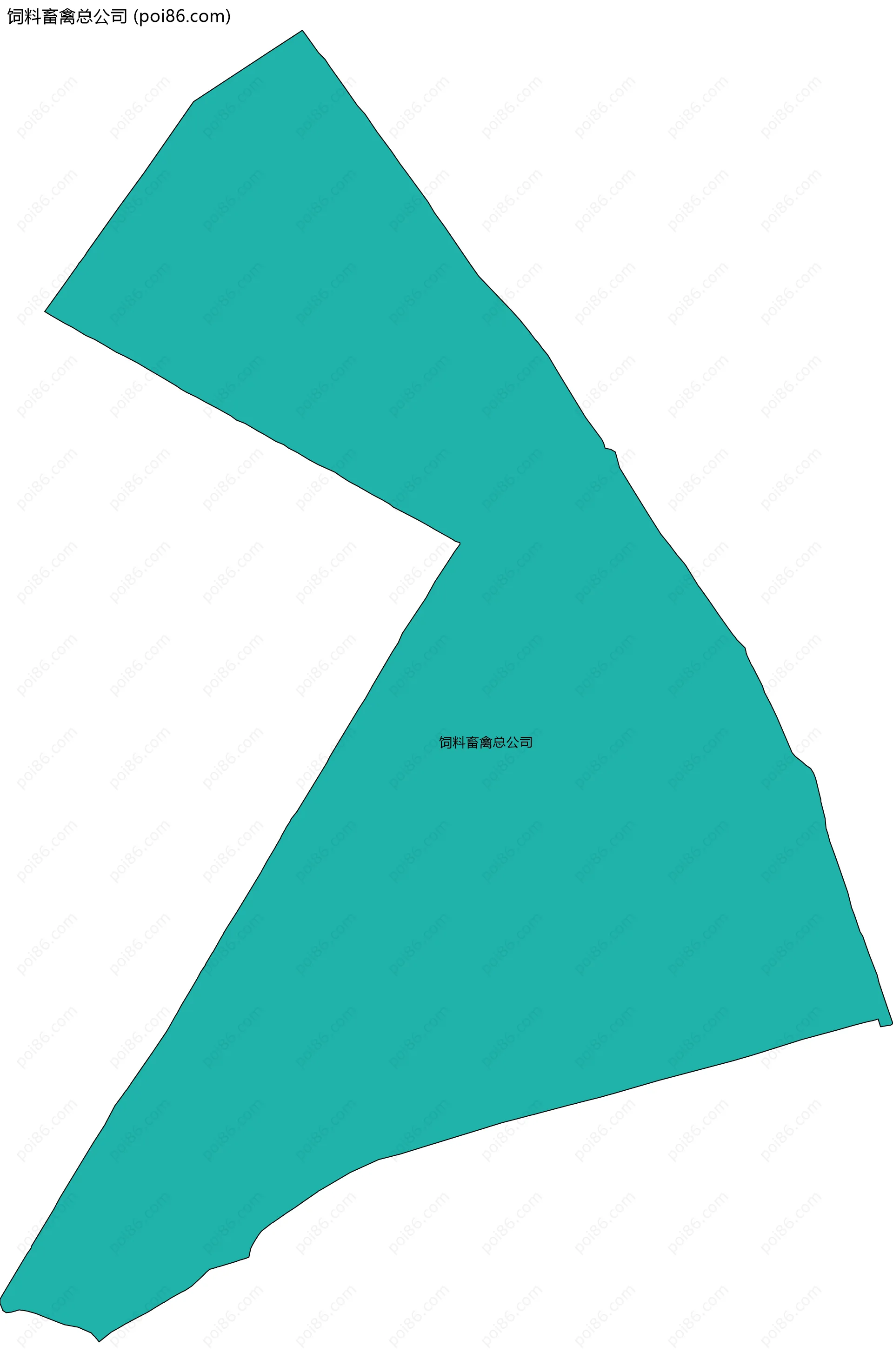 饲料畜禽总公司边界地图