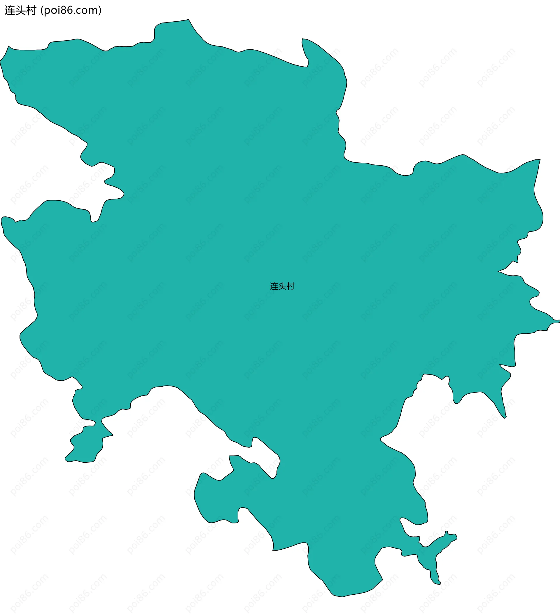 连头村边界地图