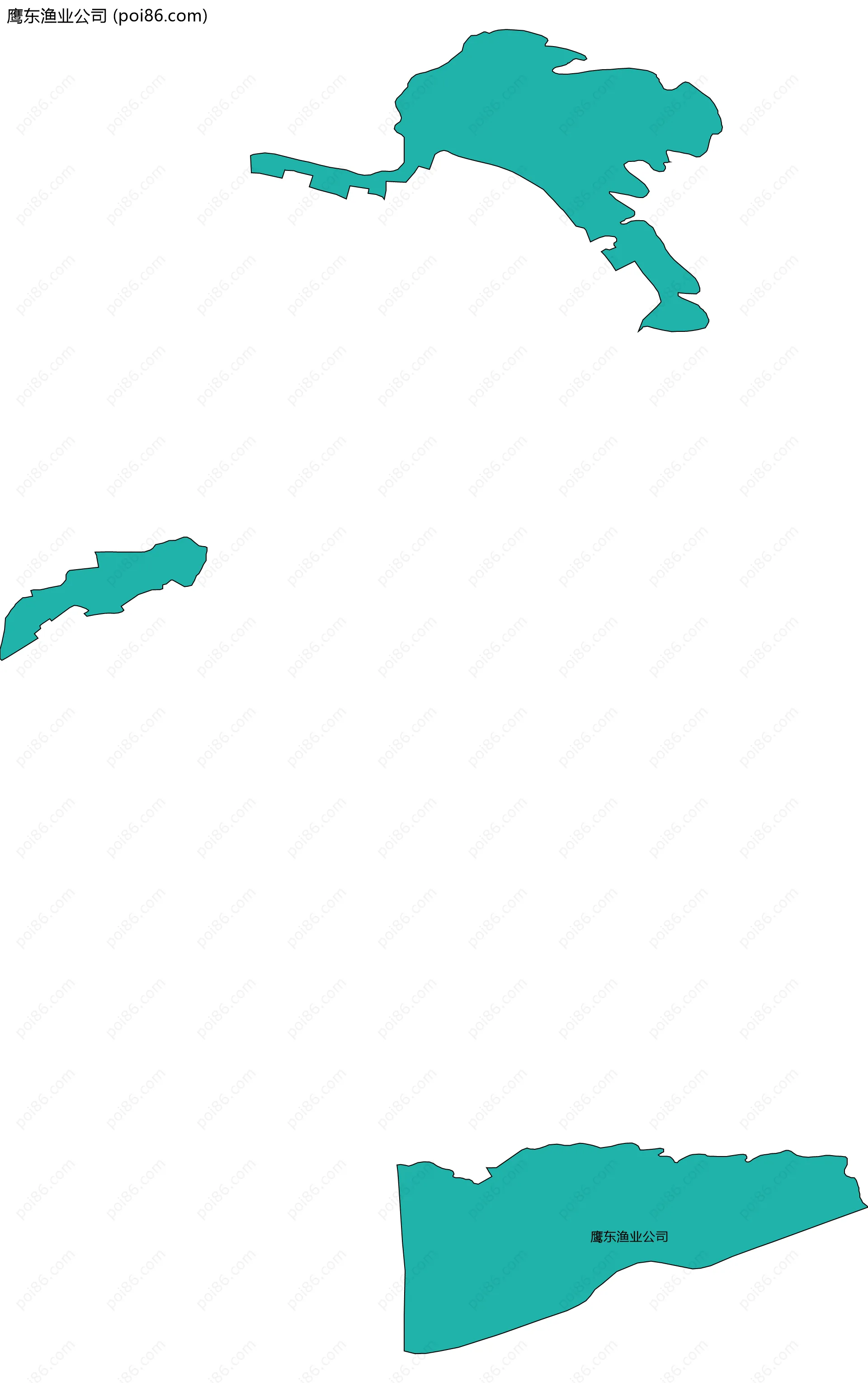 鹰东渔业公司边界地图