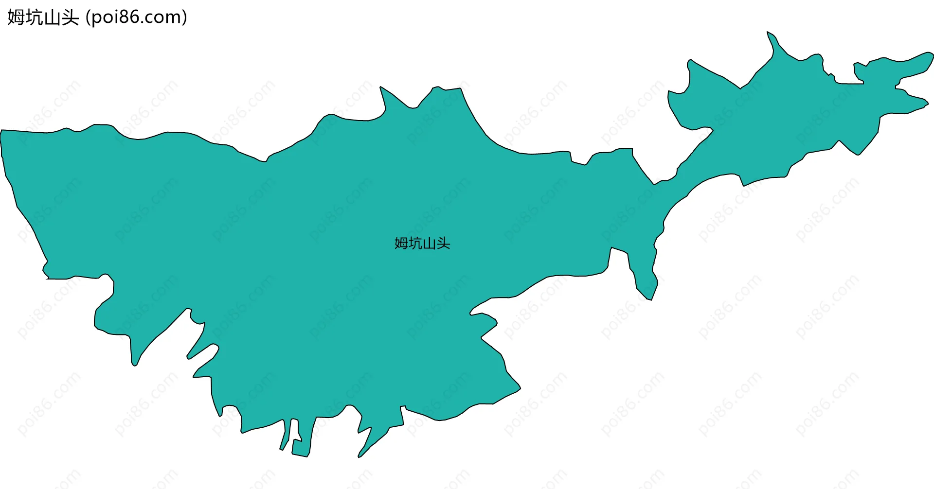 姆坑山头边界地图