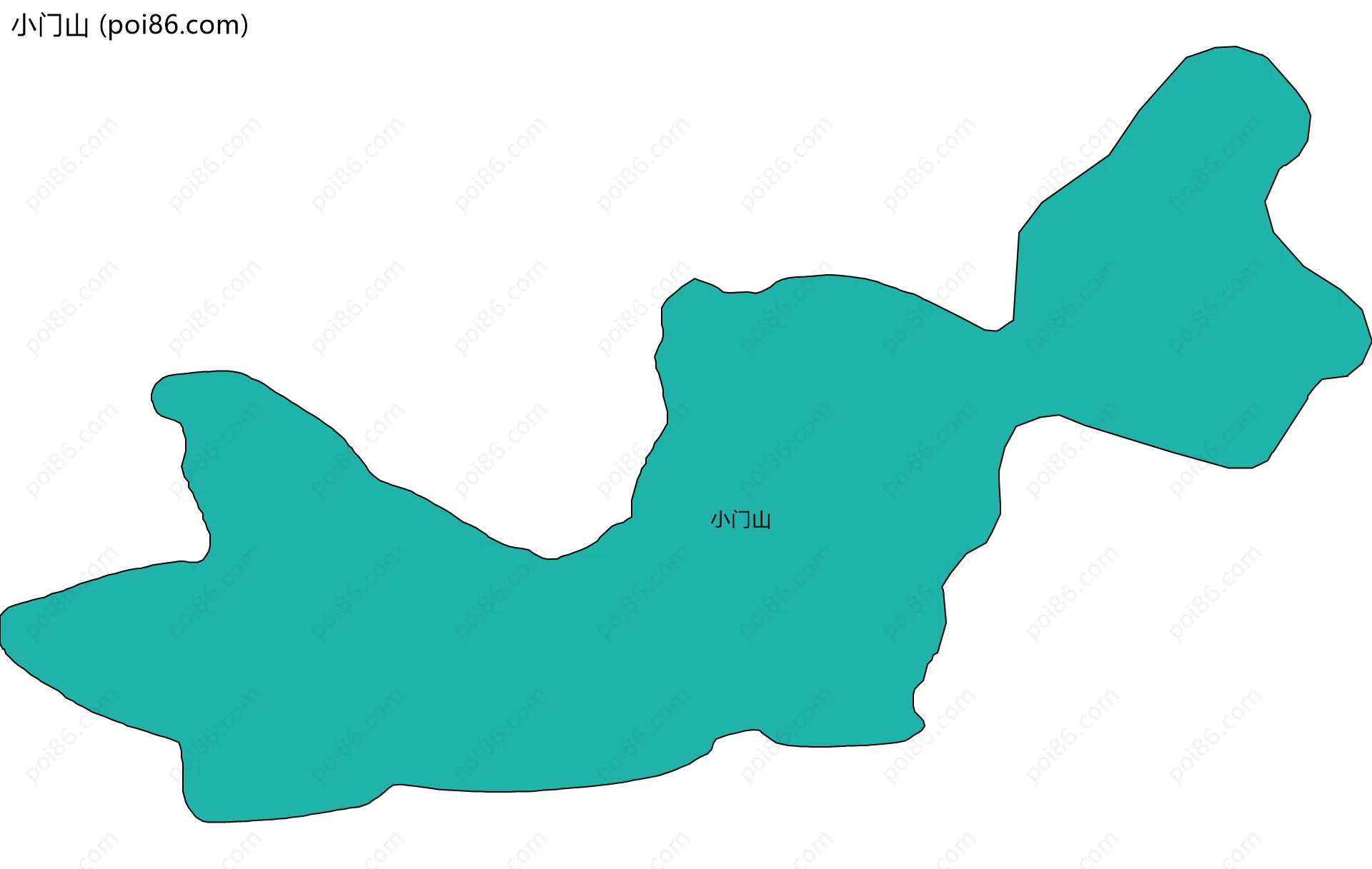 小门山边界地图