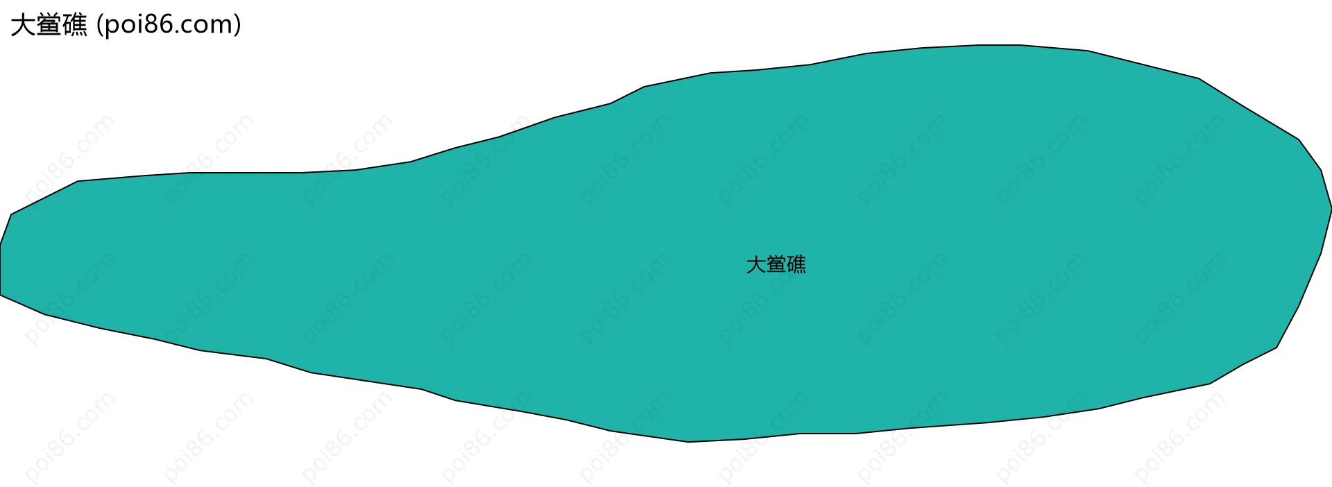 大鲎礁边界地图