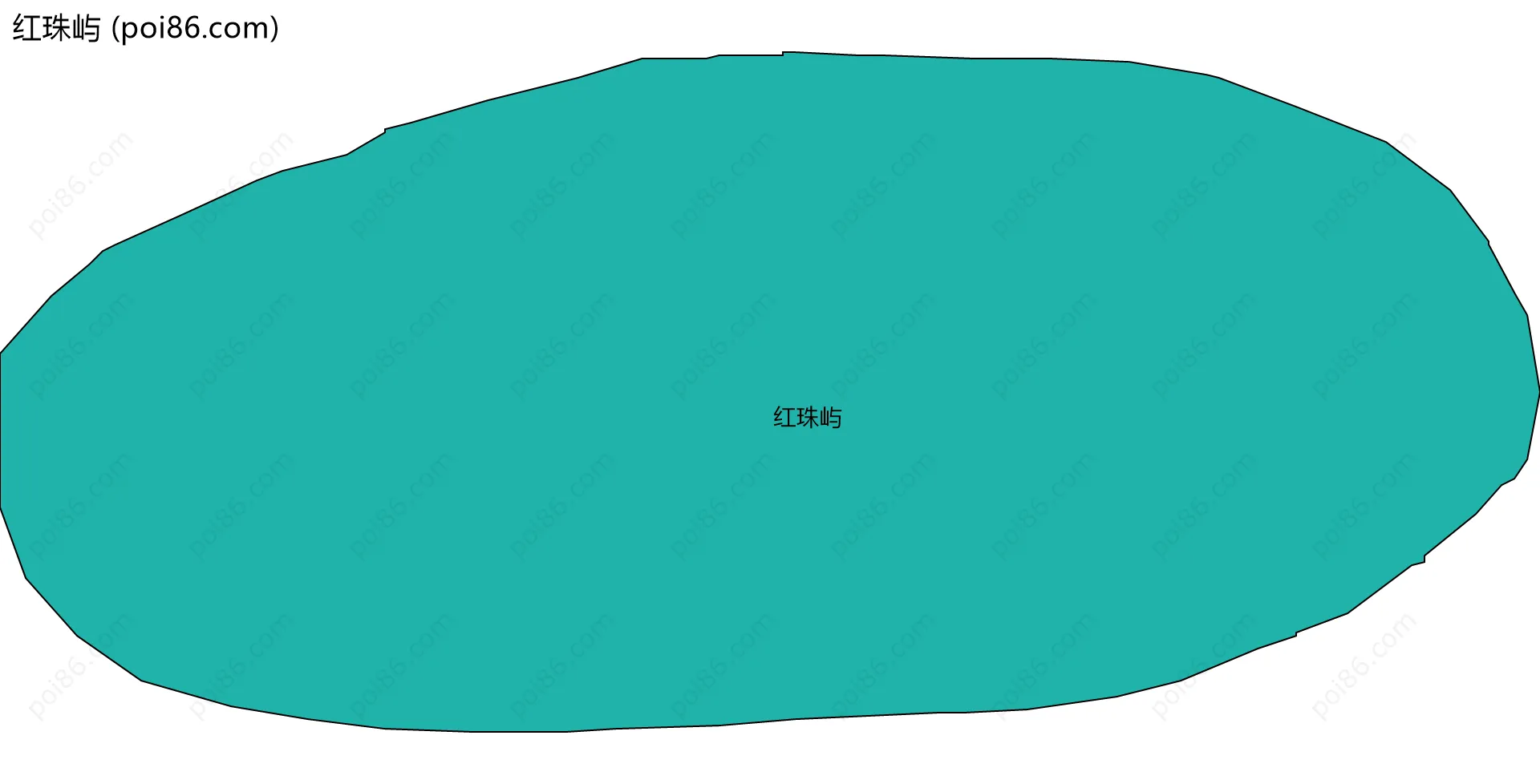 红珠屿边界地图