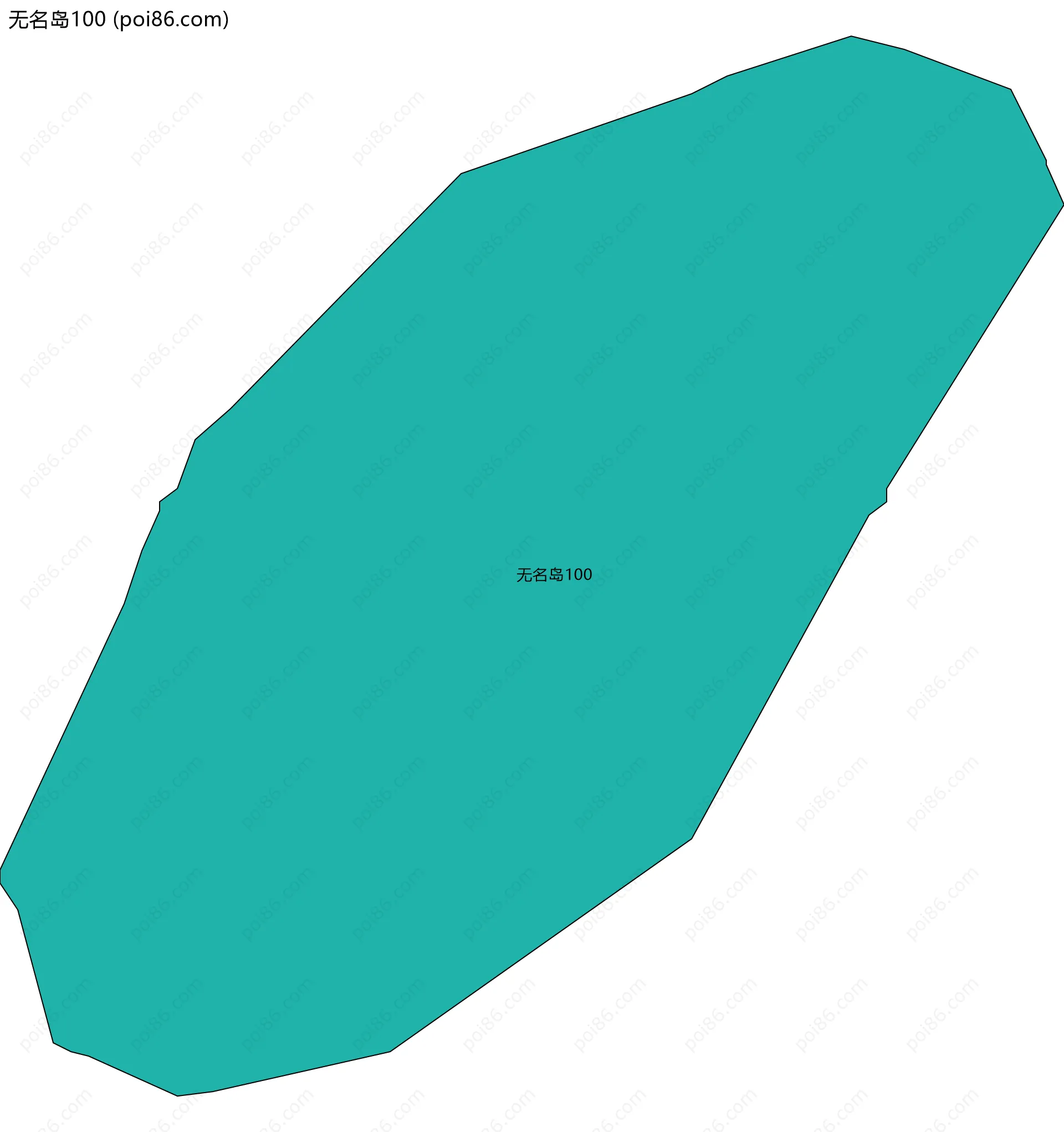 无名岛100边界地图