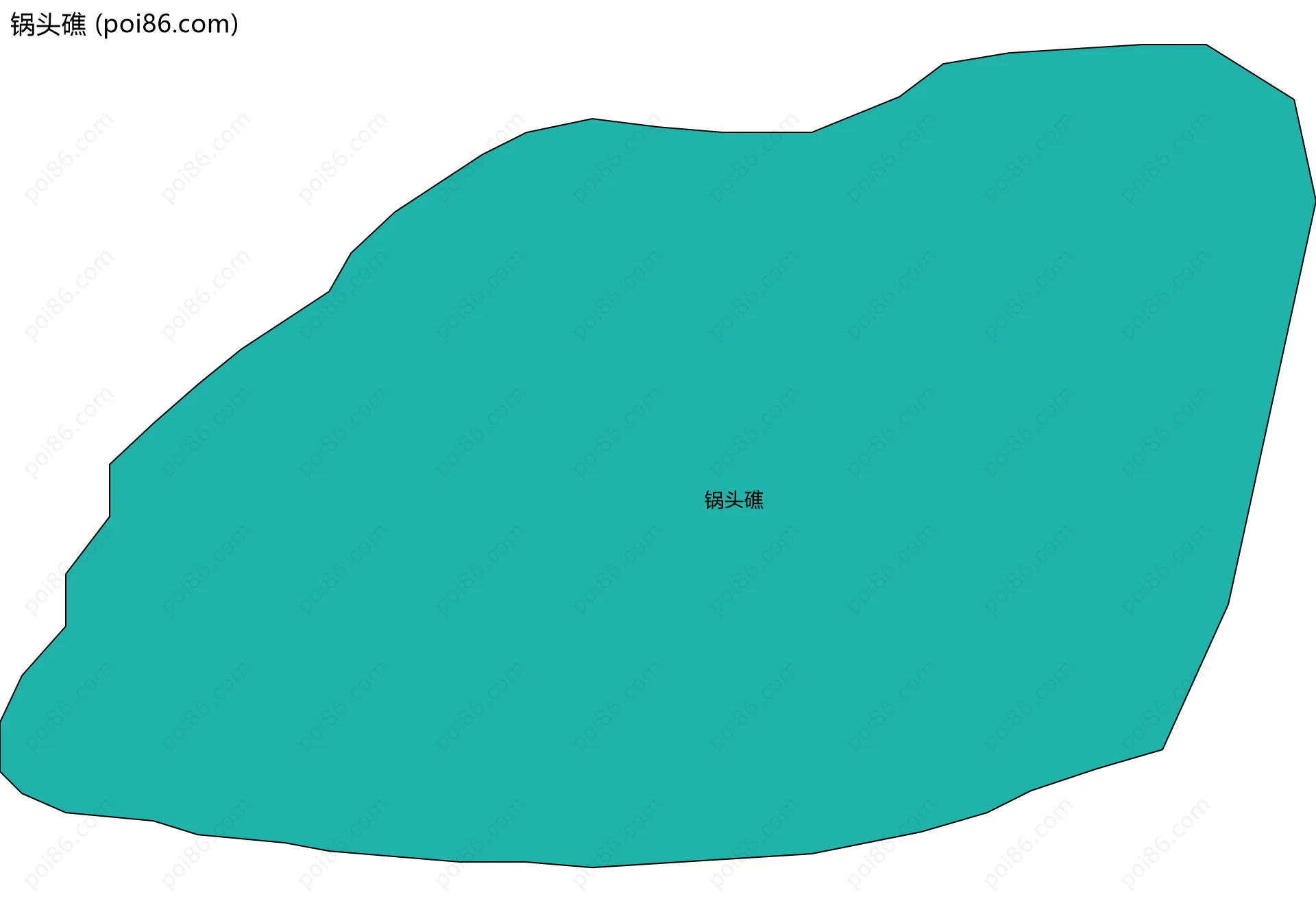 锅头礁边界地图