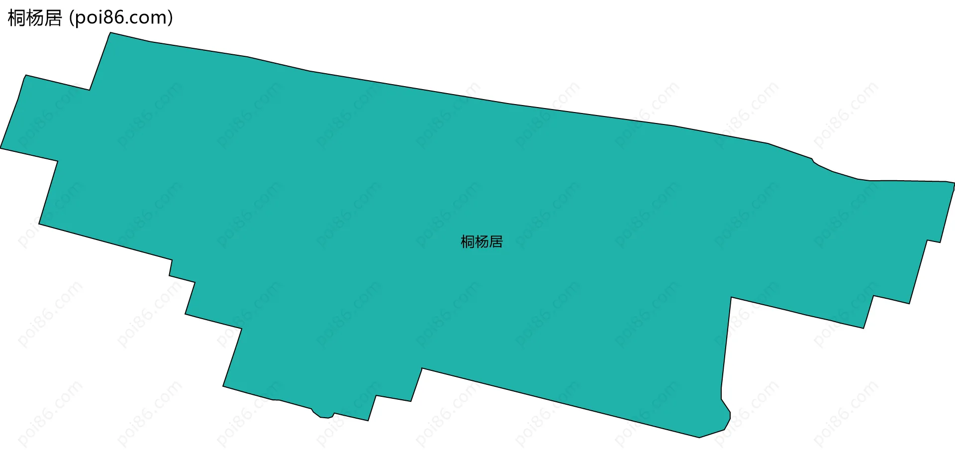 桐杨居边界地图