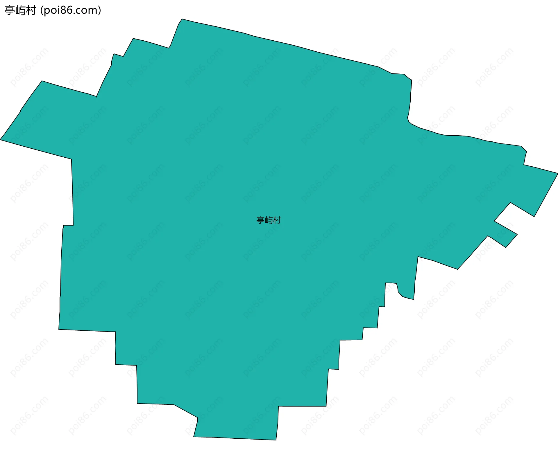 亭屿村边界地图