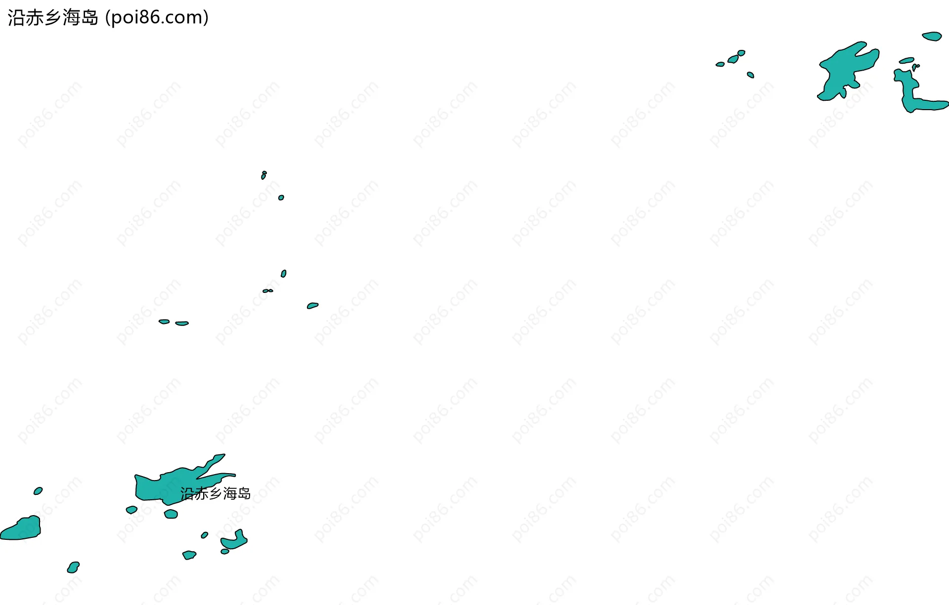 沿赤乡海岛边界地图
